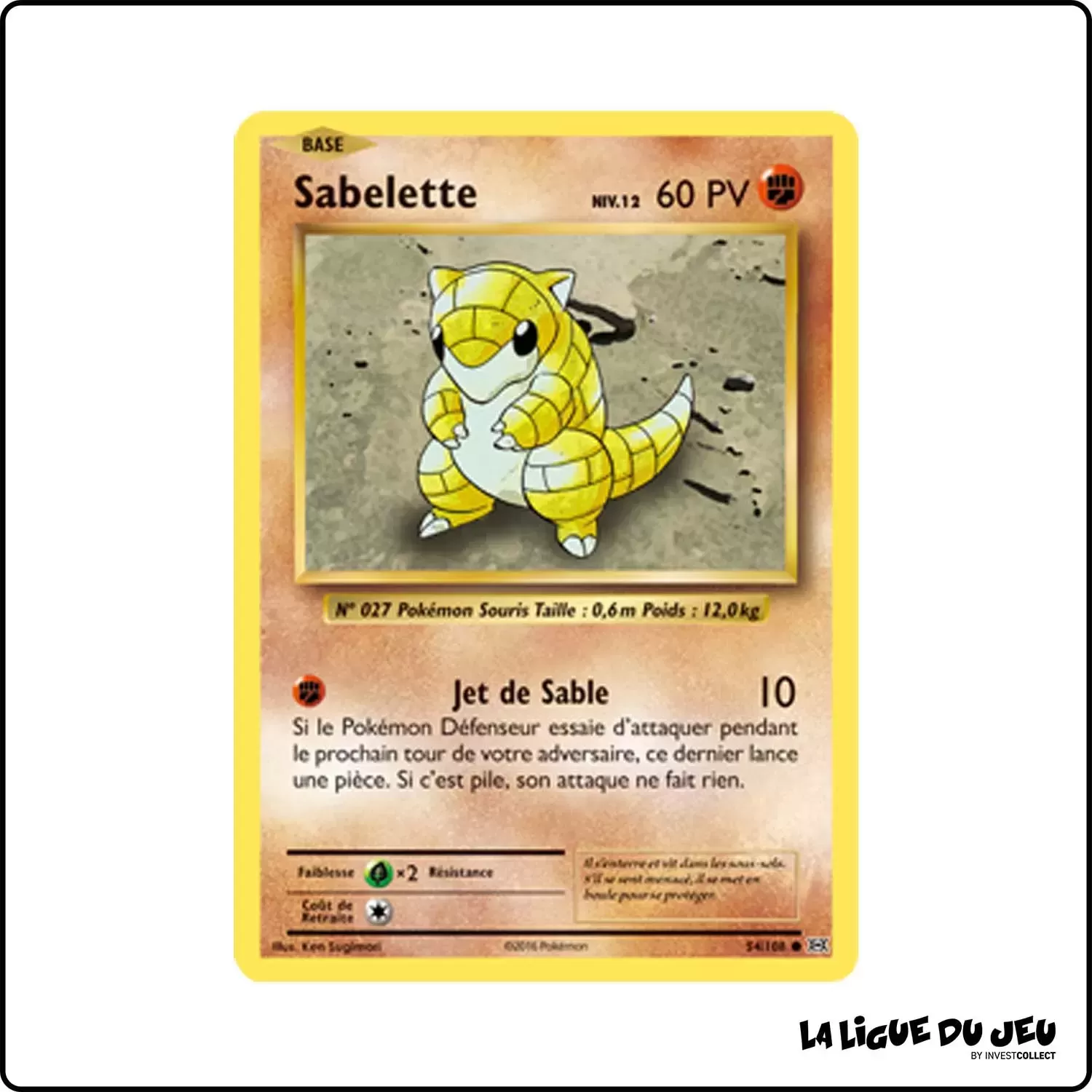 Commune - Pokemon - Évolutions - Sabelette 54/113 Pokemon Company - 1