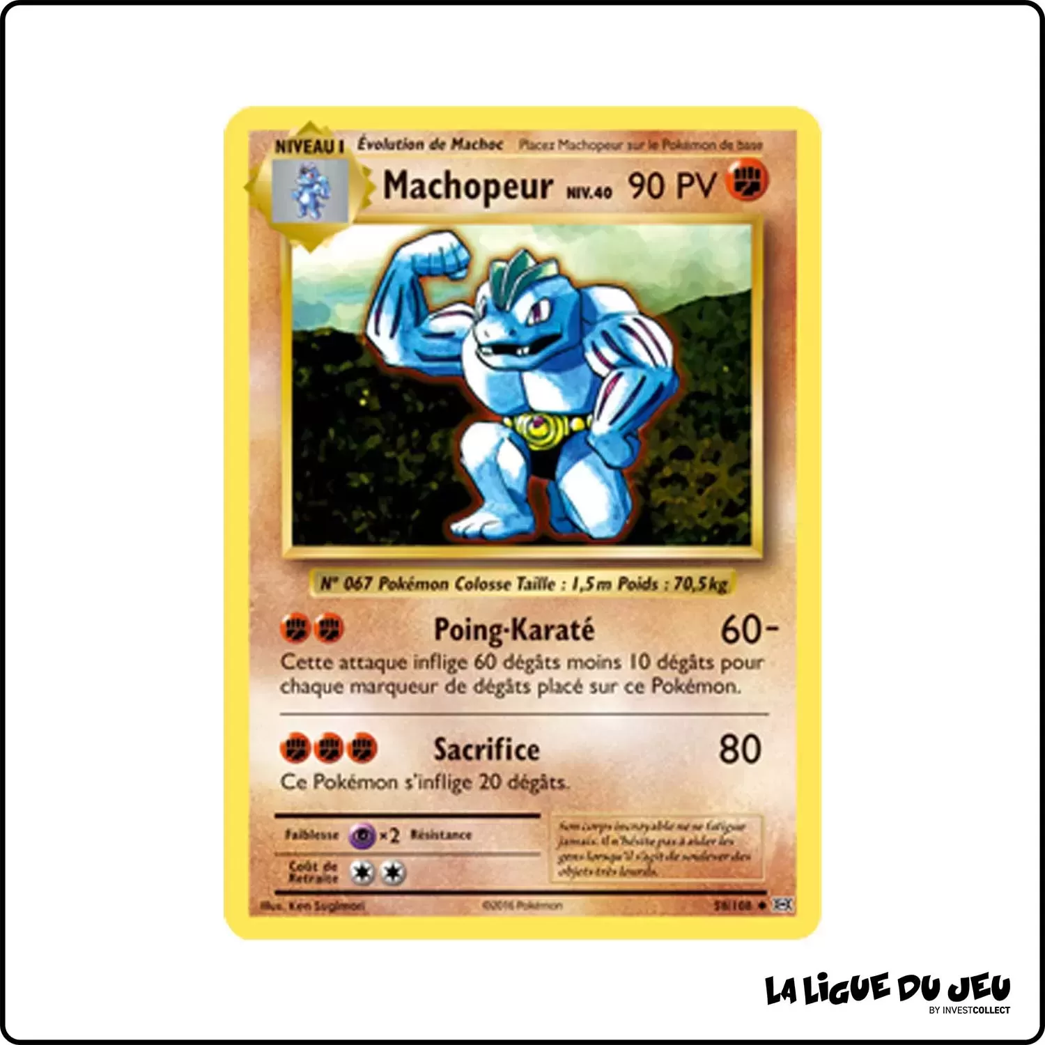 Peu commune - Pokemon - Évolutions - Machopeur 58/113 Pokemon Company - 1