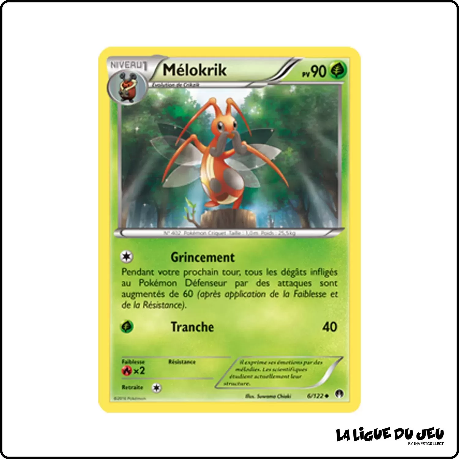 Peu commune - Pokemon - Rupture Turbo - Mélokrik 6/122 Pokemon Company - 1