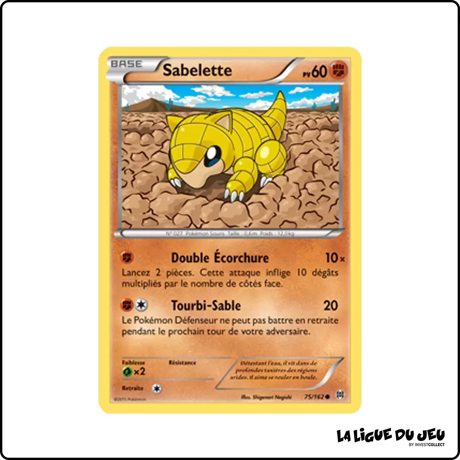 Commune - Pokemon - Impulsion Turbo - Sabelette 75/162 Pokemon Company - 1