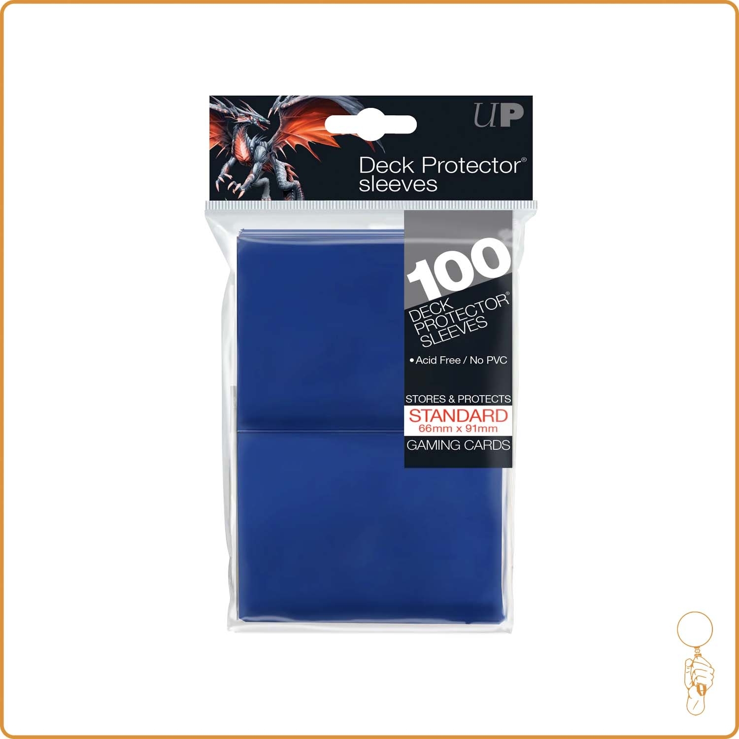 Sleeve - Ultra PRO - Protèges Cartes - Format Standard - Bleu Foncé - par 100 Ultra Pro - 1