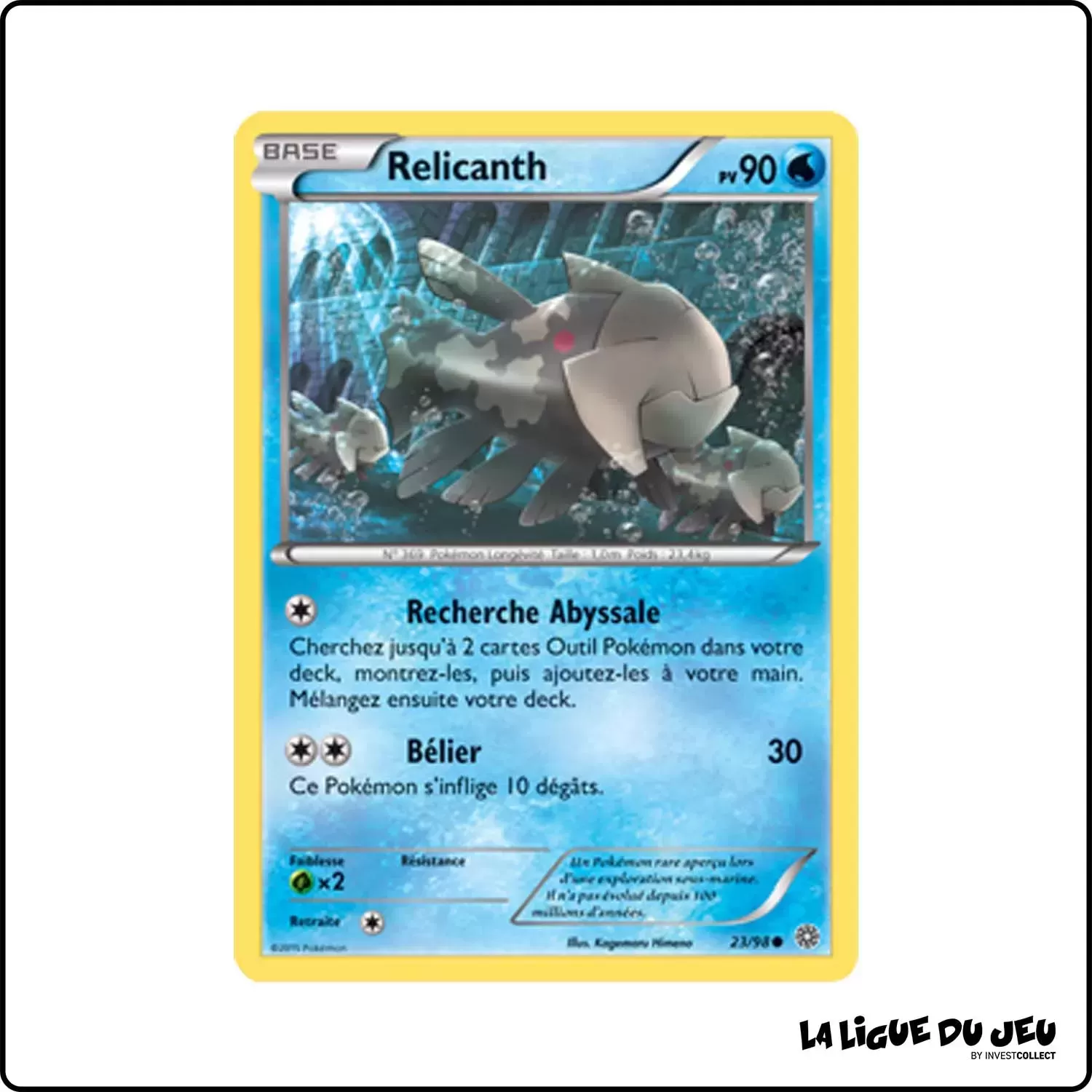 Commune - Pokemon - Origines Antiques - Relicanth 23/98 Pokemon Company - 1