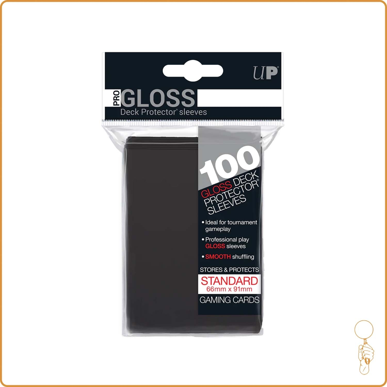 Sleeve - Ultra PRO - Protèges Cartes - Format Standard - Noir - par 100