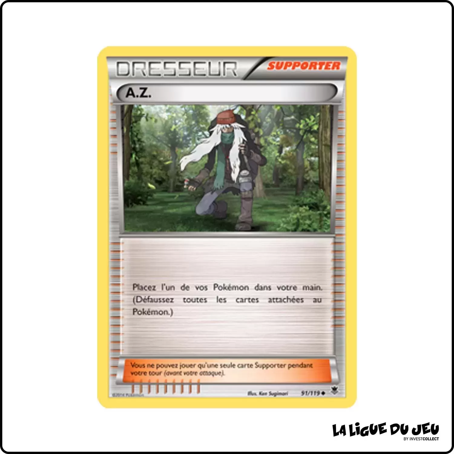 Peu commune - Pokemon - Vigueur Spectrale - A.Z. 91/119 Pokemon Company - 1