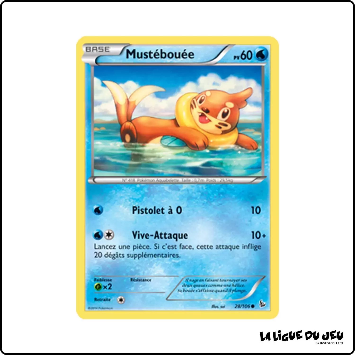 Commune - Pokemon - Étincelles - Mustébouée 28/106 Pokemon Company - 1