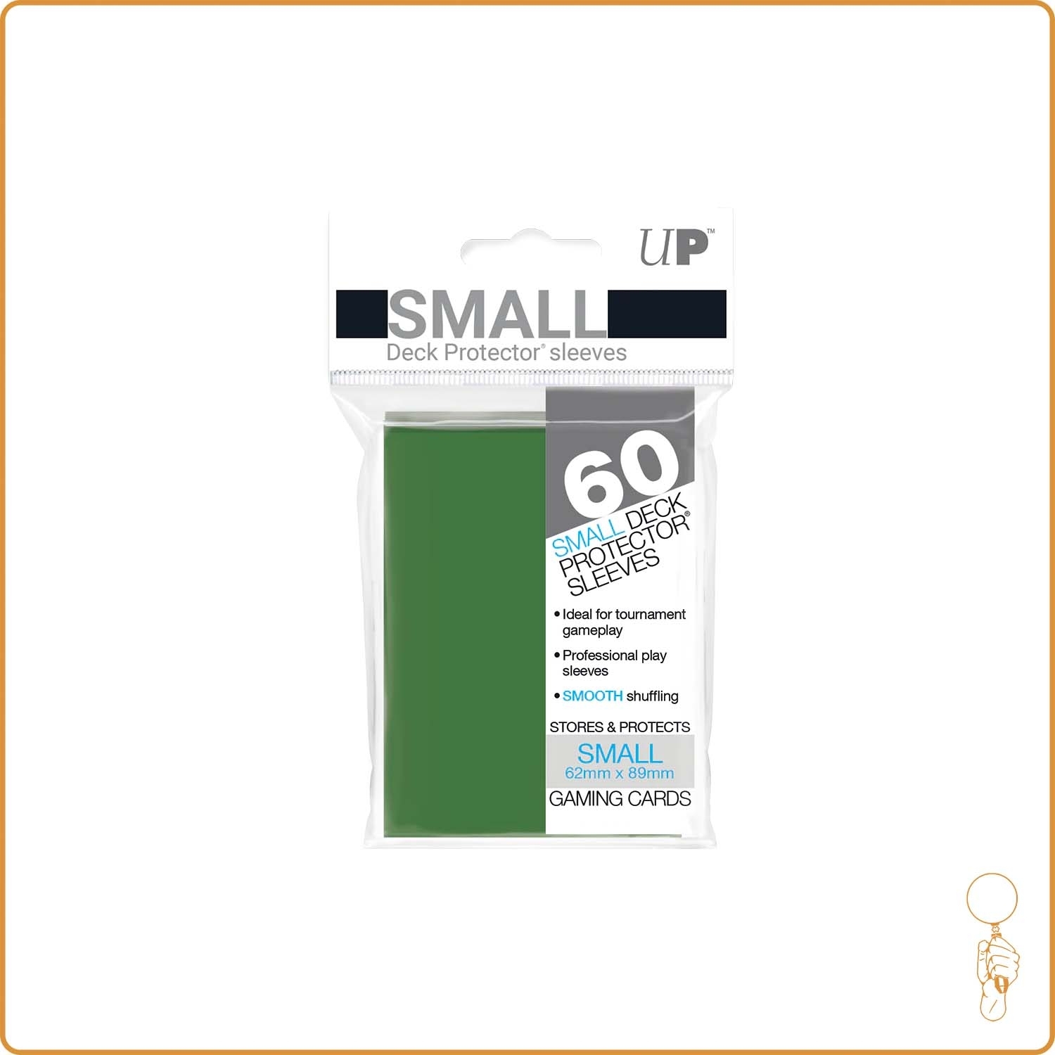 Sleeve - Ultra PRO - Protèges Cartes Small - Format Japonais - Vert Matte - par 60 Ultra Pro - 1