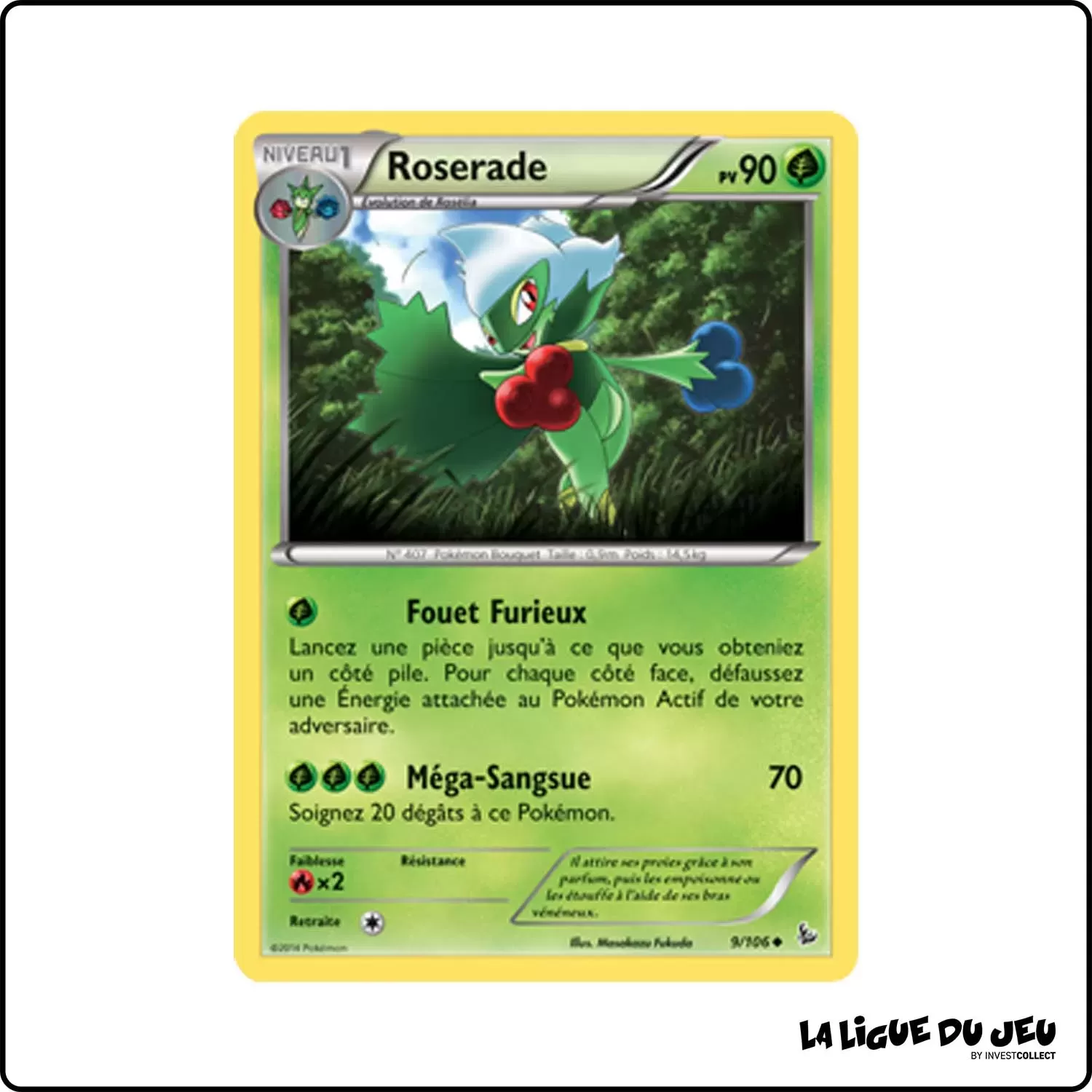 Peu commune - Pokemon - Étincelles - Roserade 9/106 Pokemon Company - 1