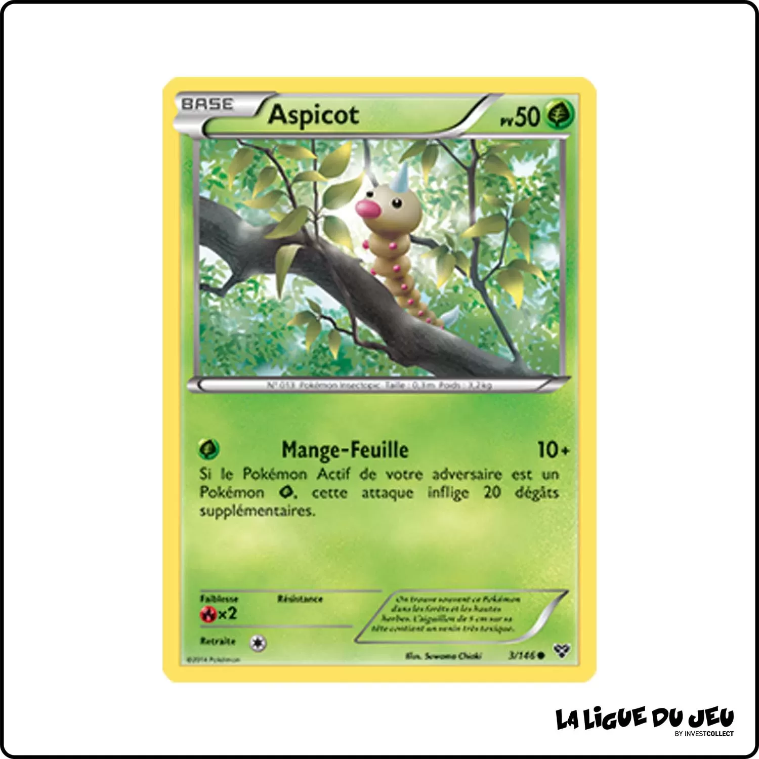 Commune - Pokemon - XY de Base - Aspicot 3/146 Pokemon Company - 1