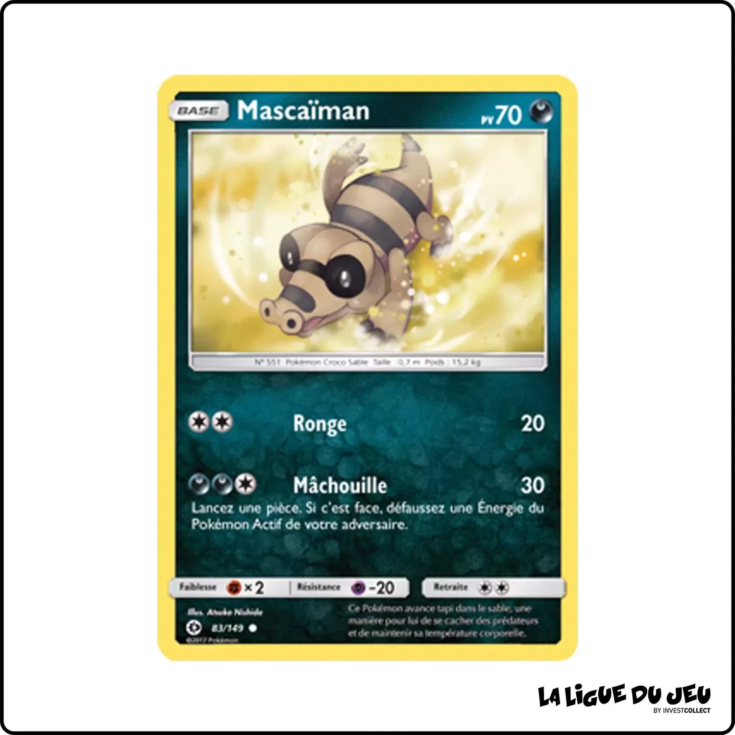 Commune - Pokemon - Soleil et Lune de Base - Mascaïman 83/149