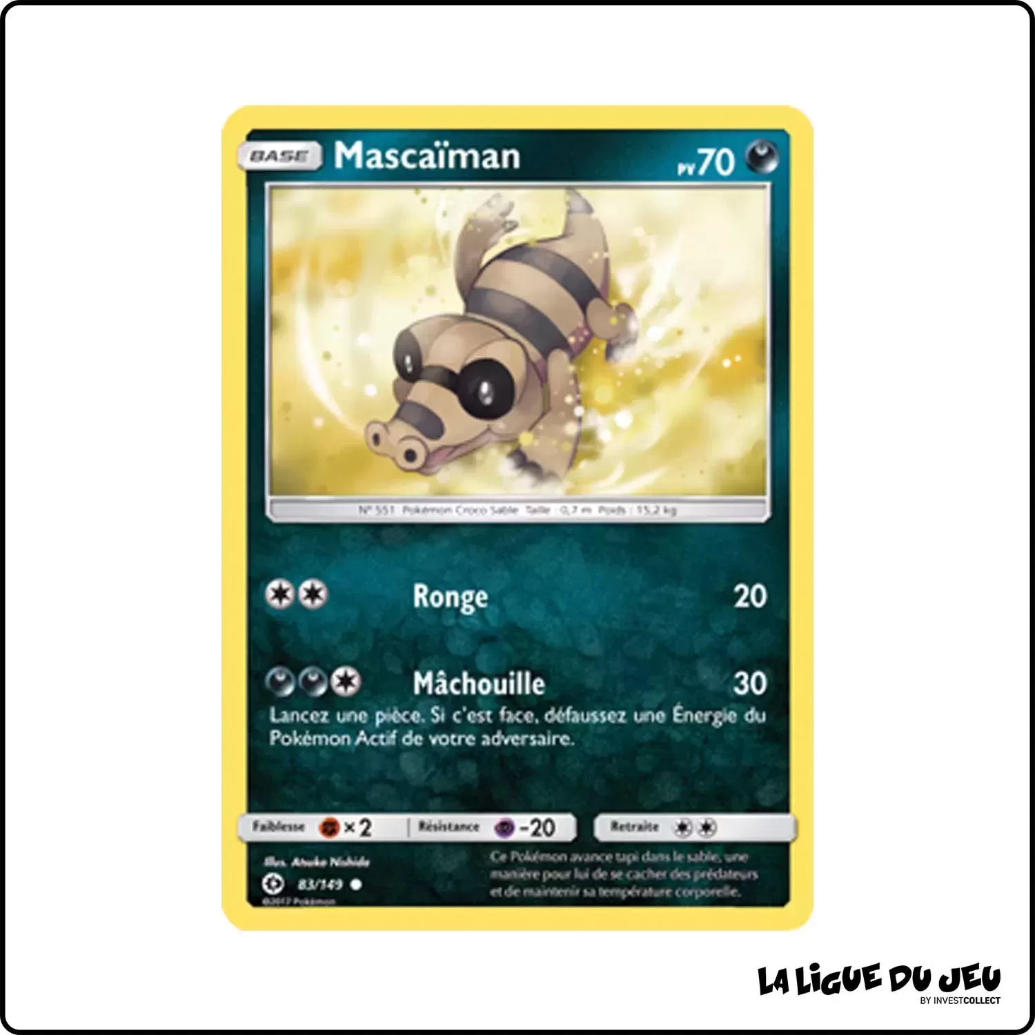 Commune - Pokemon - Soleil et Lune de Base - Mascaïman 83/149