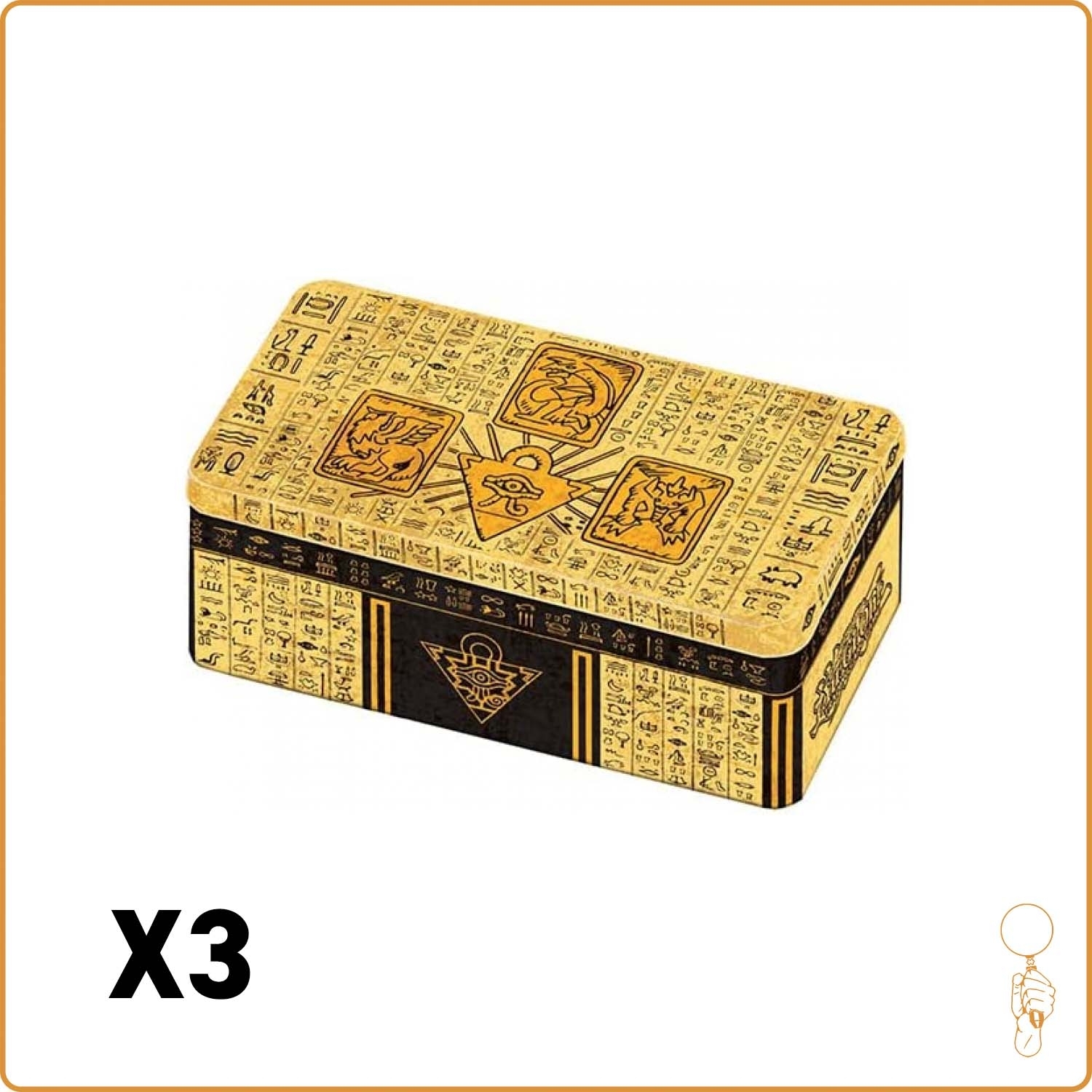 Lot de 3 - Tin Box - Yu-Gi-Oh! - Mega-tin 2022 : Dieux du Pharaon - Scellé - Français Konami - 1
