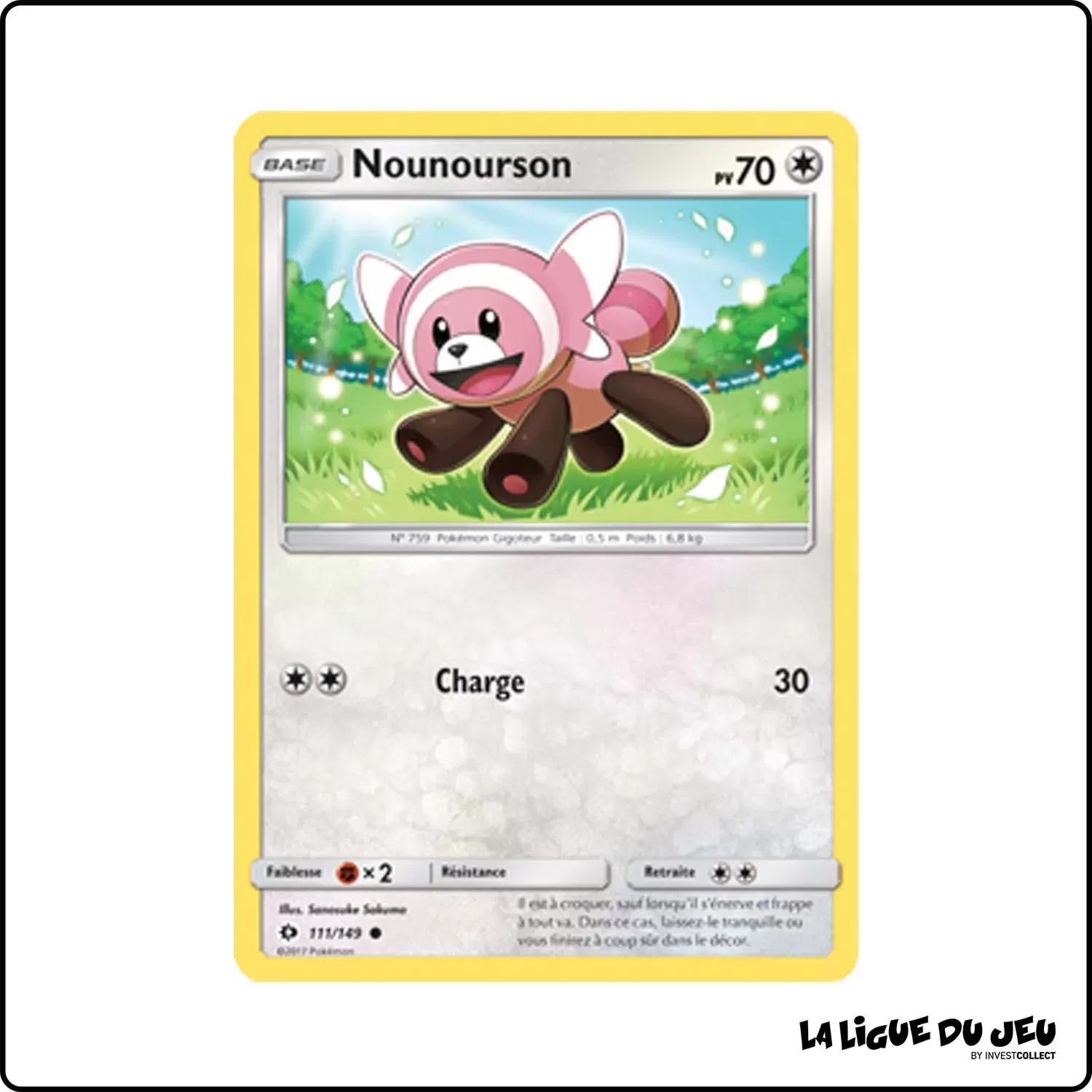 Commune - Pokemon - Soleil et Lune de Base - Nounourson 111/149