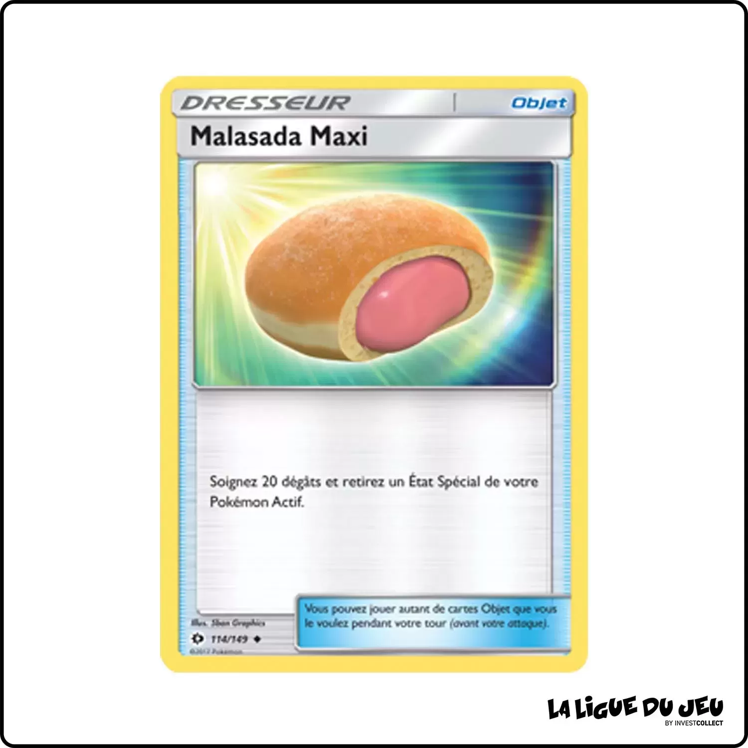 Peu commune - Pokemon - Soleil et Lune de Base - Malasada Maxi 114/149