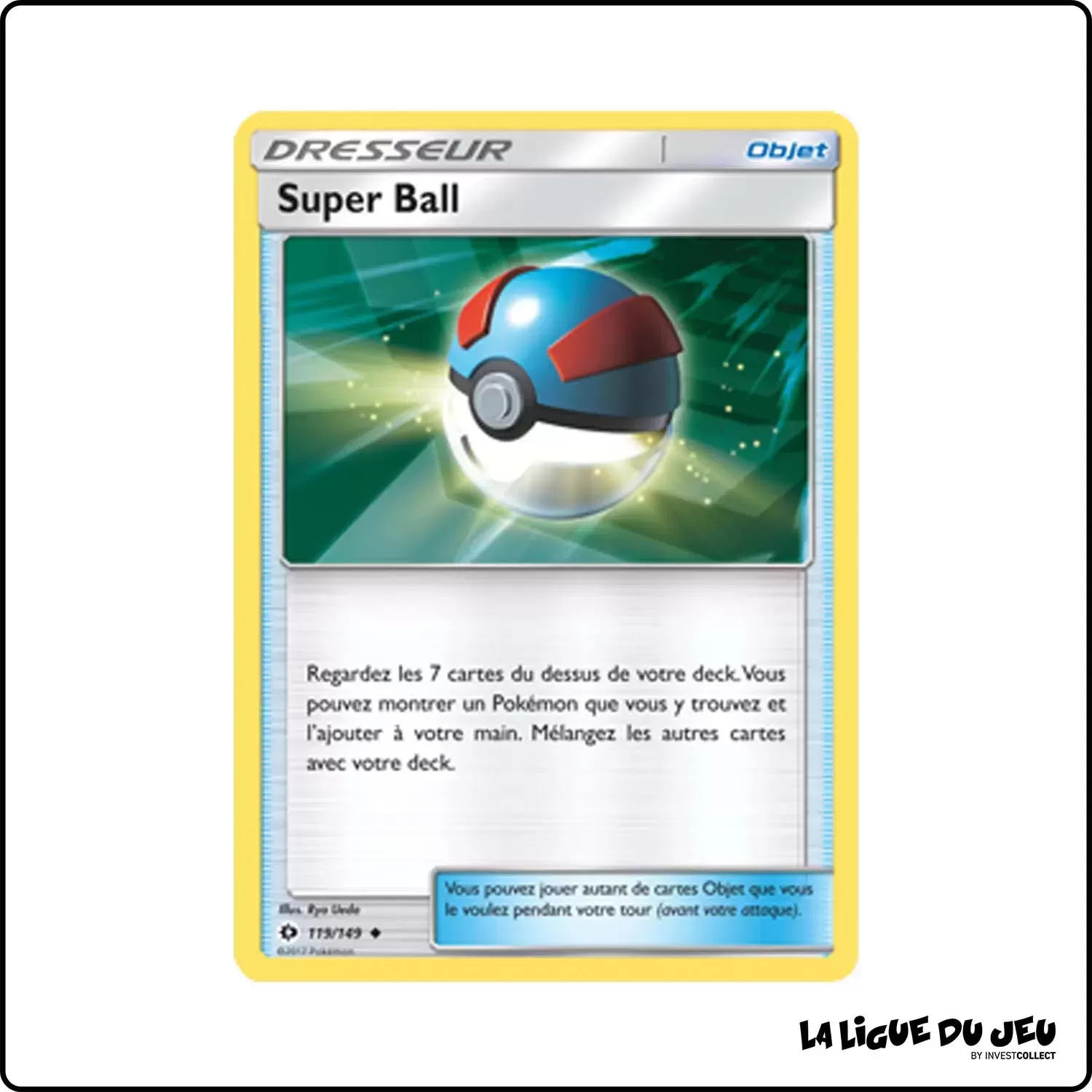 Peu commune - Pokemon - Soleil et Lune de Base - Super Ball 119/149