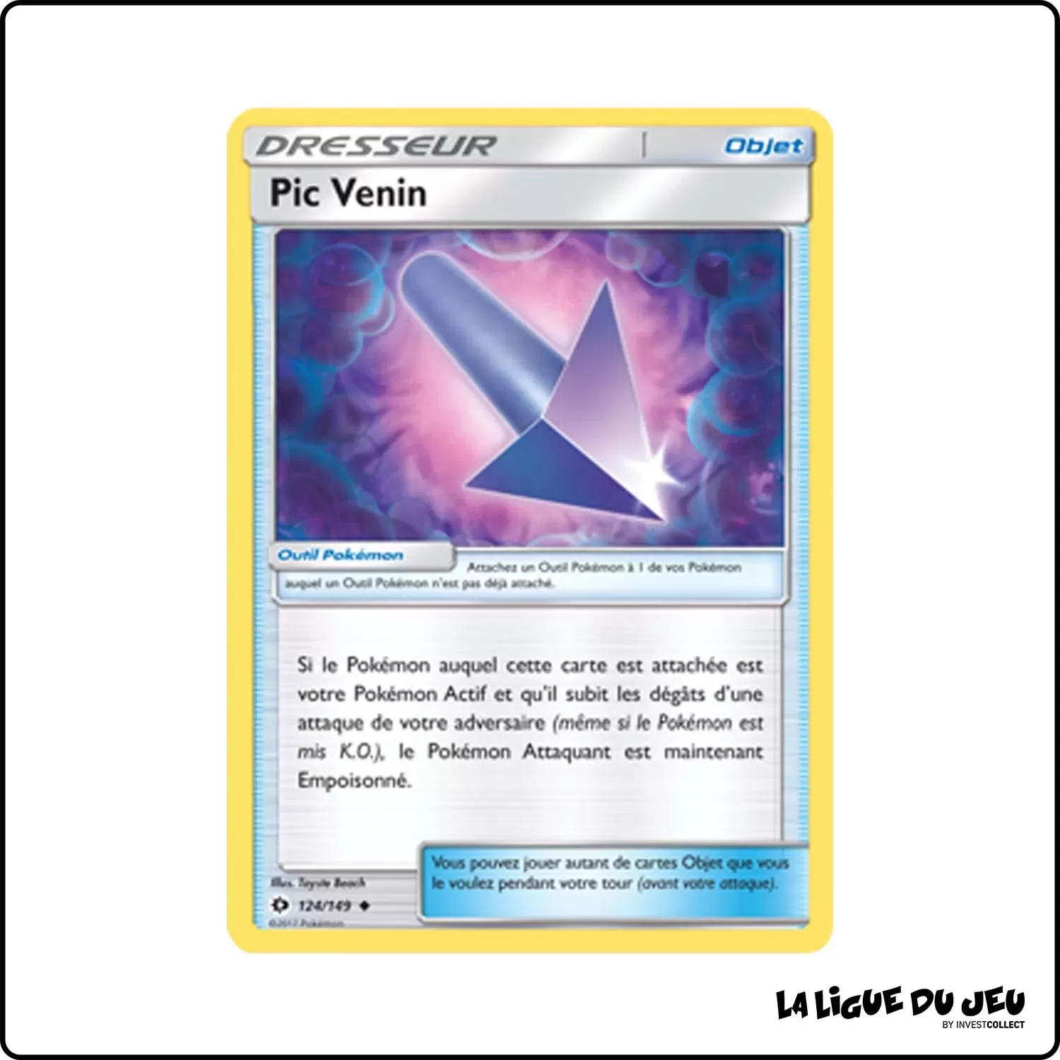 Peu commune - Pokemon - Soleil et Lune de Base - Pic Venin 124/149