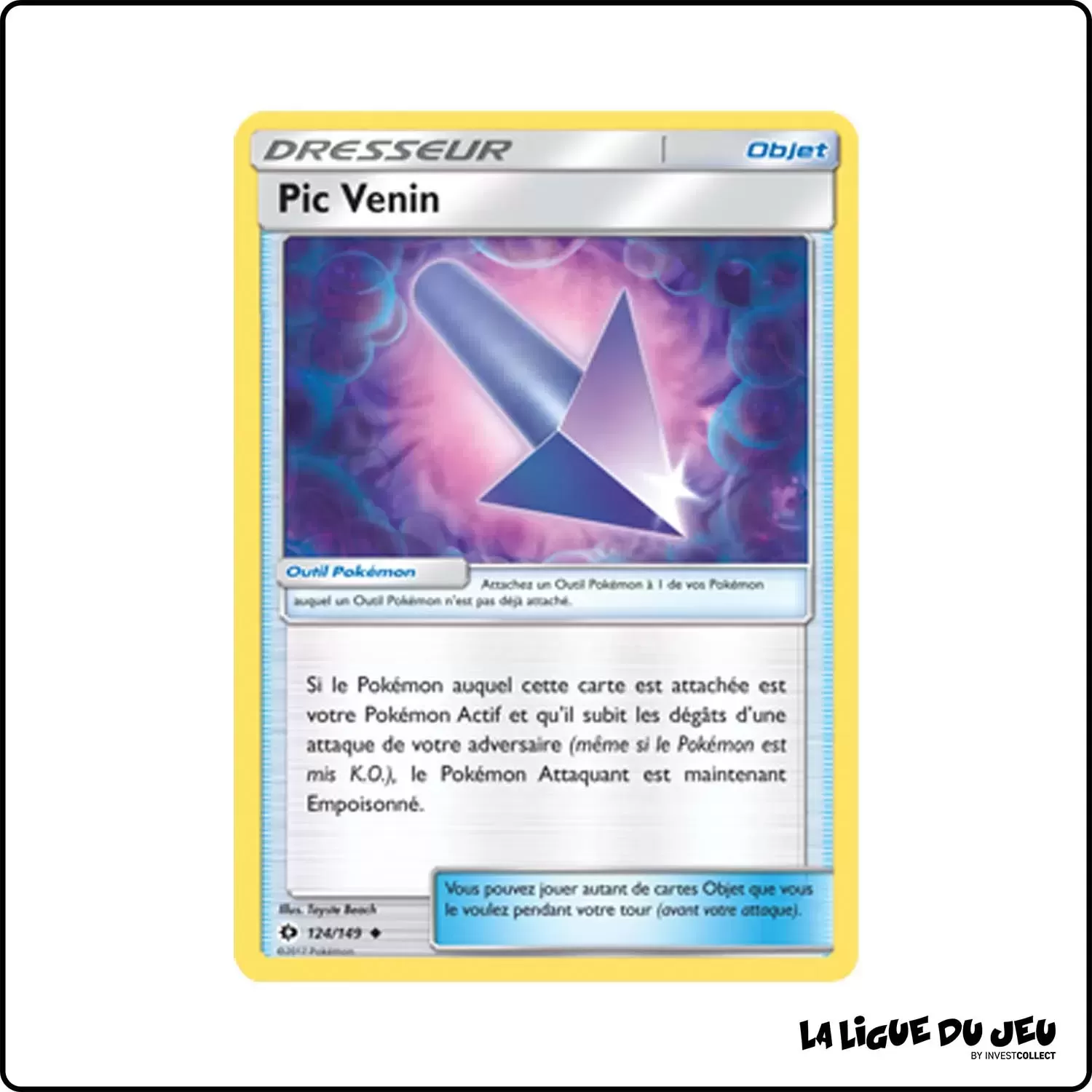 Peu commune - Pokemon - Soleil et Lune de Base - Pic Venin 124/149