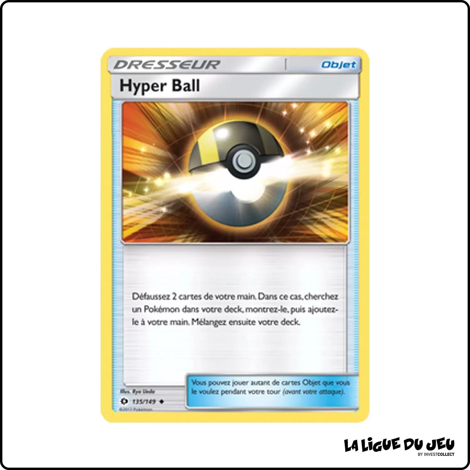 Peu commune - Pokemon - Soleil et Lune de Base - Hyper Ball 135/149