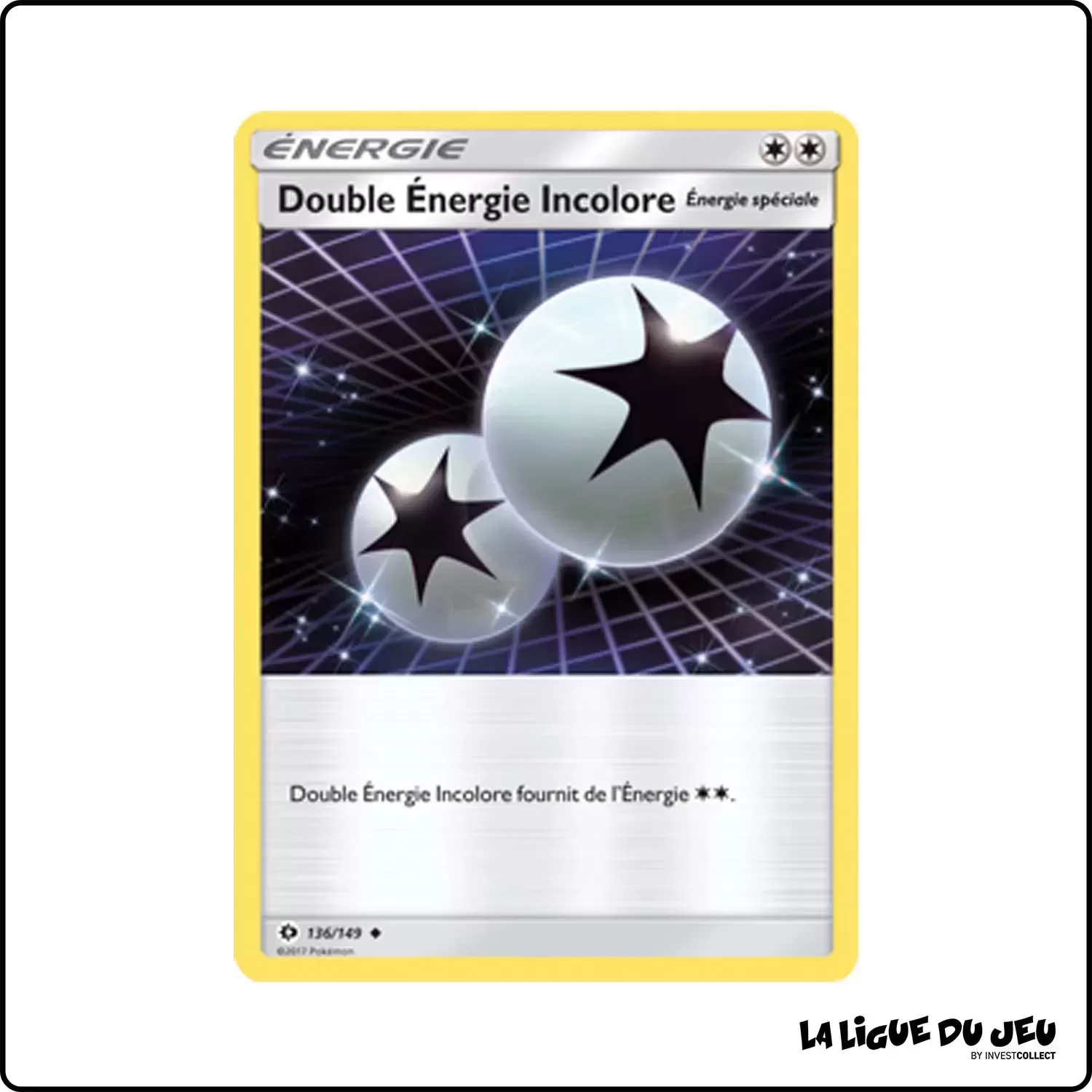 Peu commune - Pokemon - Soleil et Lune de Base - Double Énergie Incolore 136/149