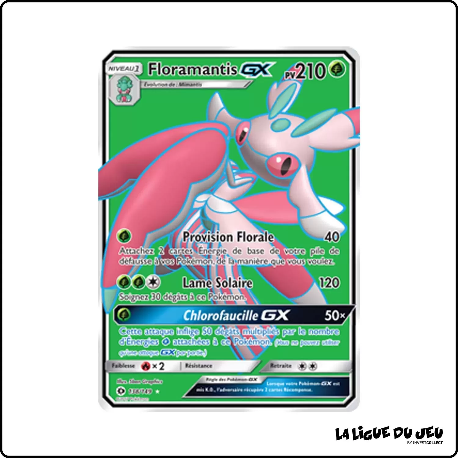 Ultra - Pokemon - Soleil et Lune de Base - Floramantis-GX 138/149