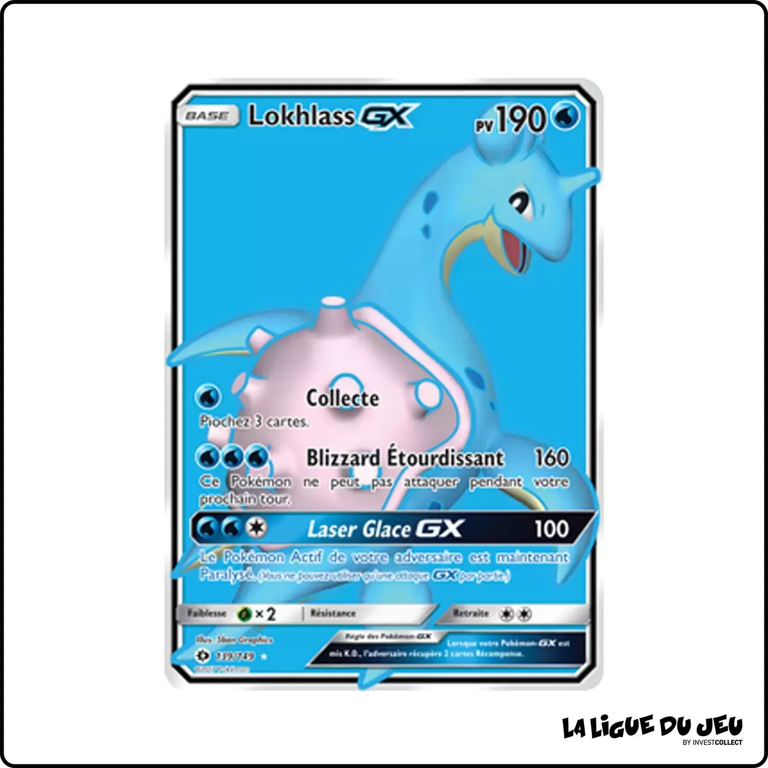 Ultra - Pokemon - Soleil et Lune de Base - Lokhlass-GX 139/149