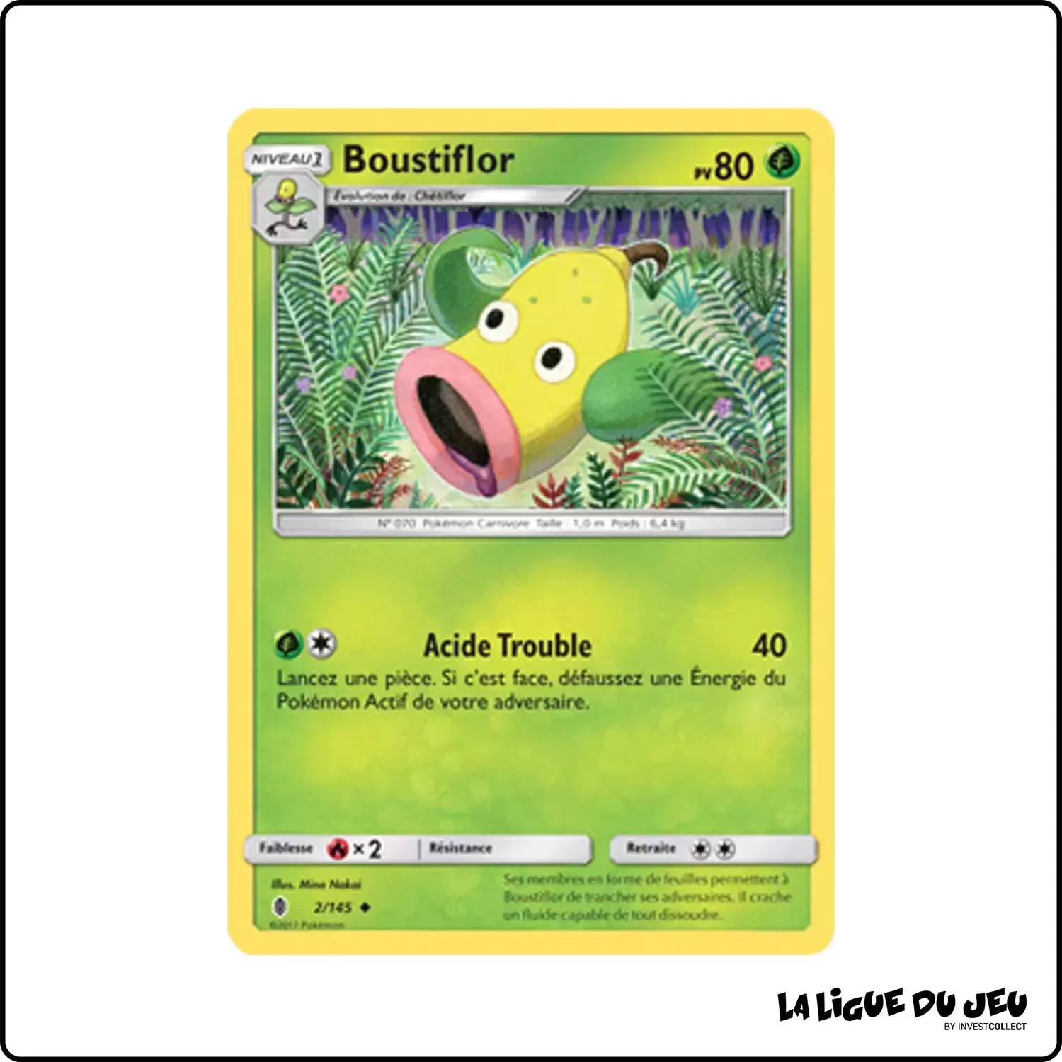 Peu commune - Pokemon - Gardiens Ascendants - Boustiflor 2/145