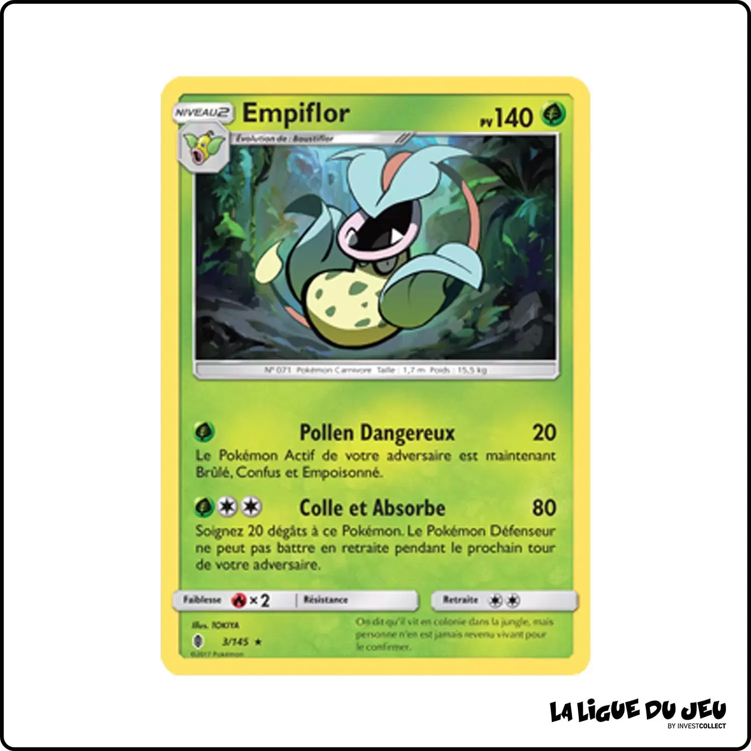 Rare - Pokemon - Gardiens Ascendants - Empiflor 3/145