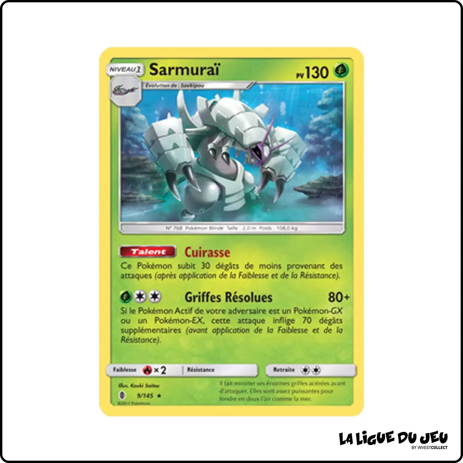 Holo - Pokemon - Gardiens Ascendants - Sarmuraï 9/145