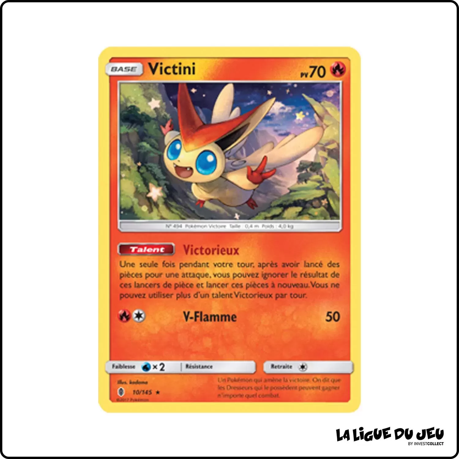 Holo - Pokemon - Gardiens Ascendants - Victini 10/145