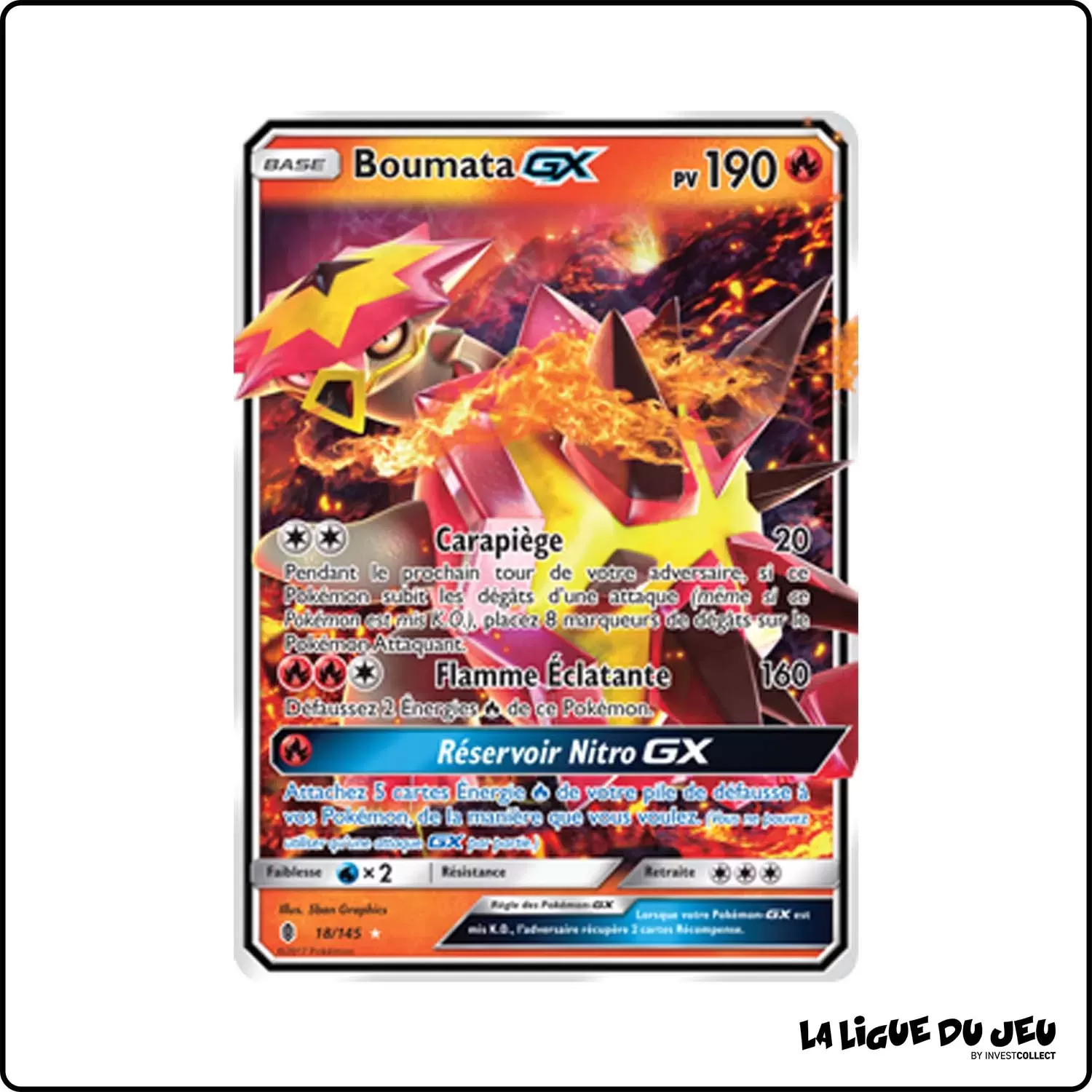 Ultra - Pokemon - Gardiens Ascendants - Boumata-GX 18/145