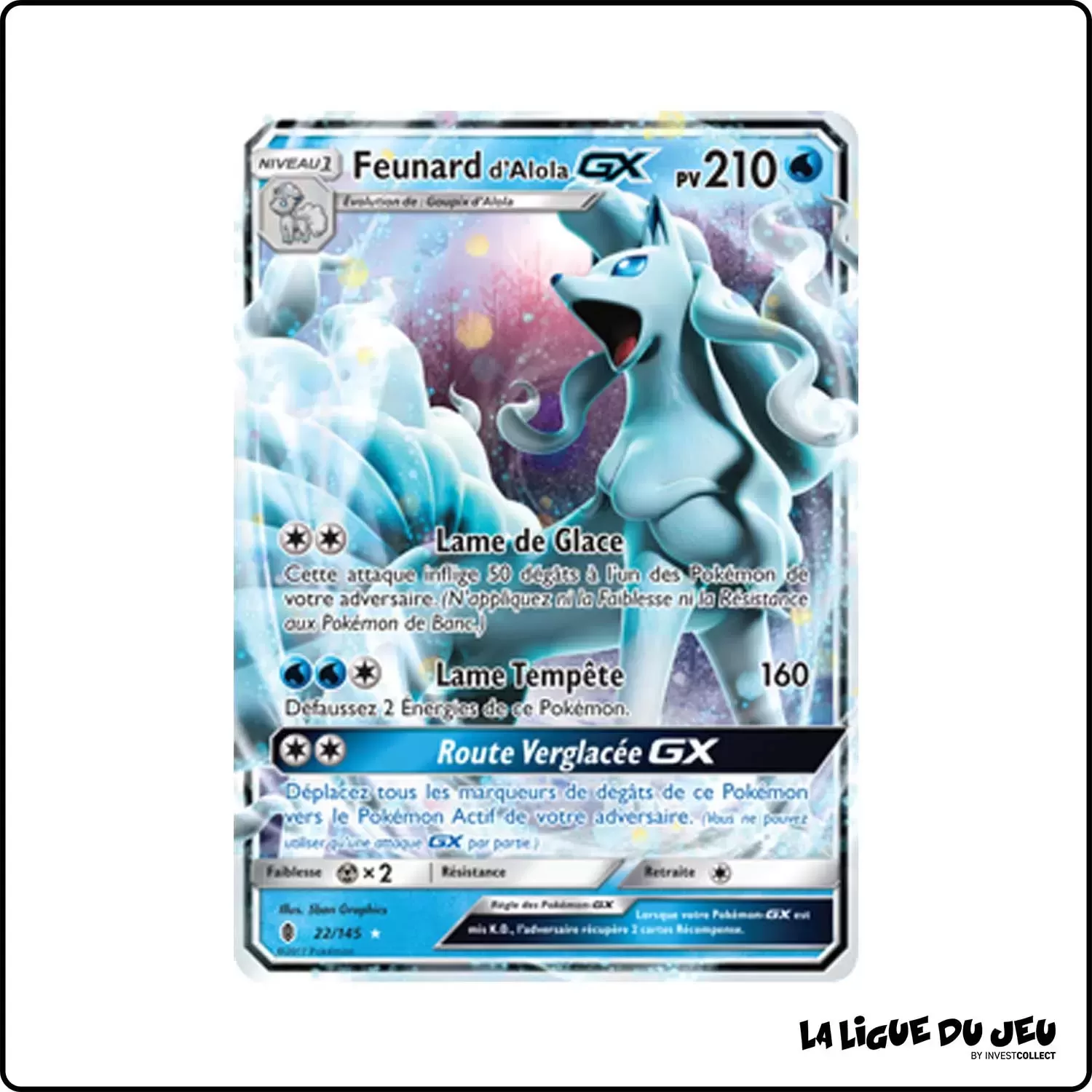 Ultra - Pokemon - Gardiens Ascendants - Feunard d'Alola-GX 22/145