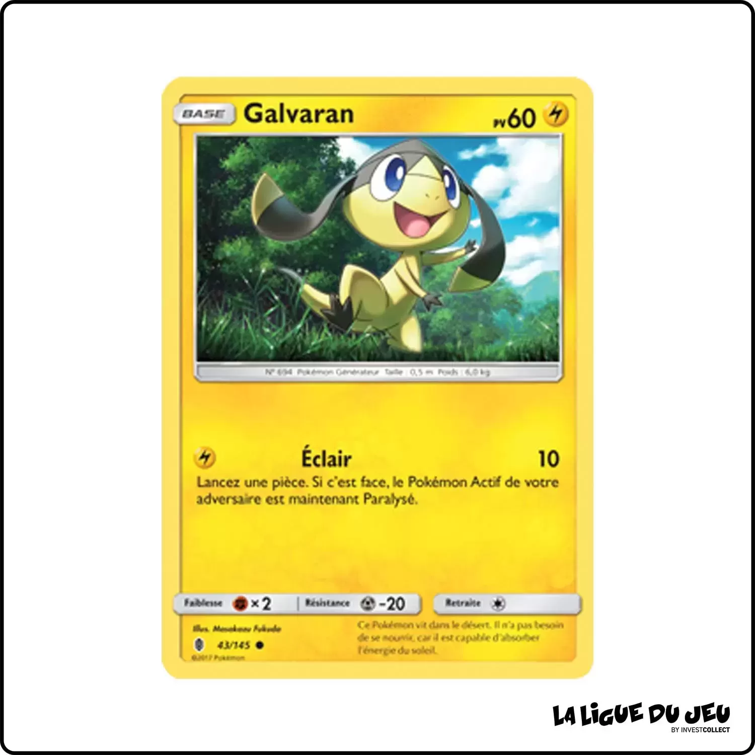 Commune - Pokemon - Gardiens Ascendants - Galvaran 43/145