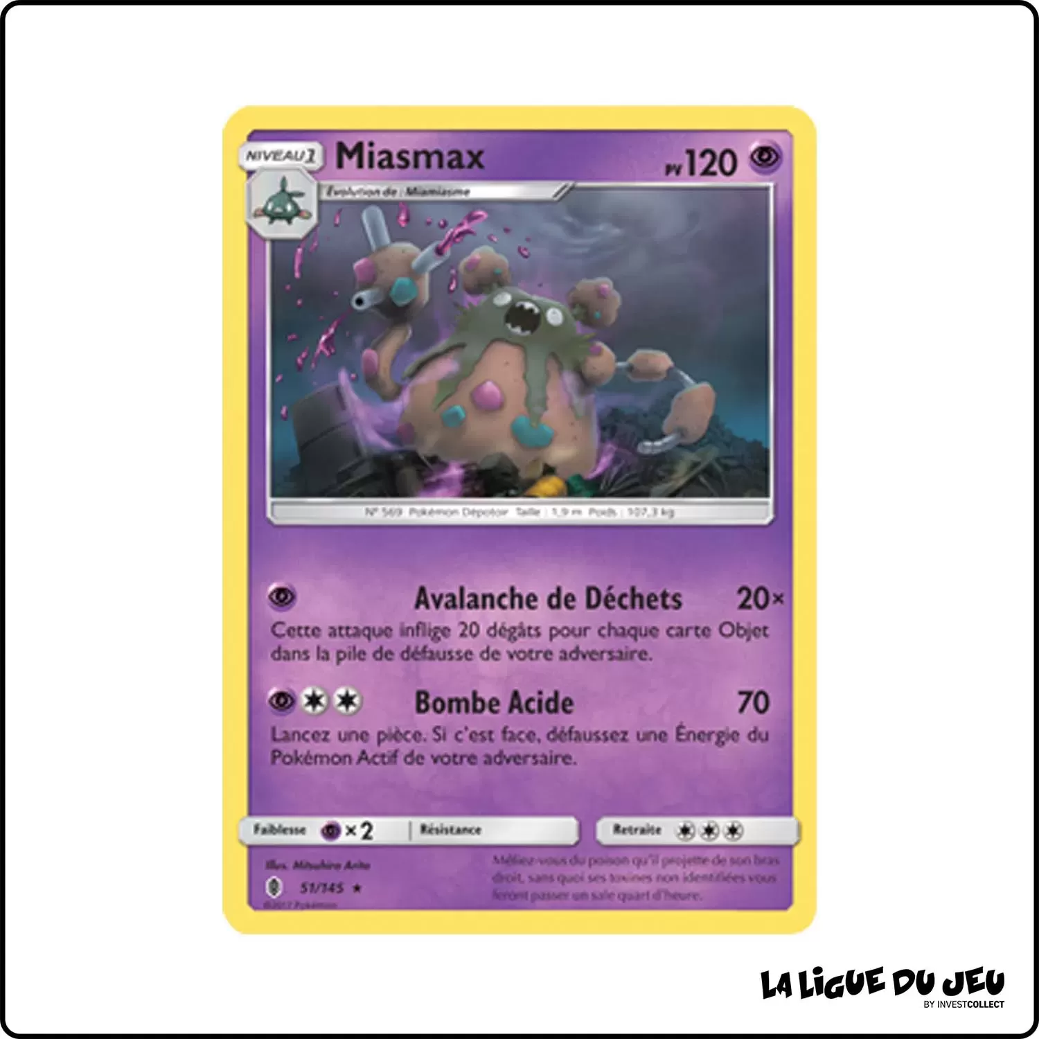 Rare - Pokemon - Gardiens Ascendants - Miasmax 51/145