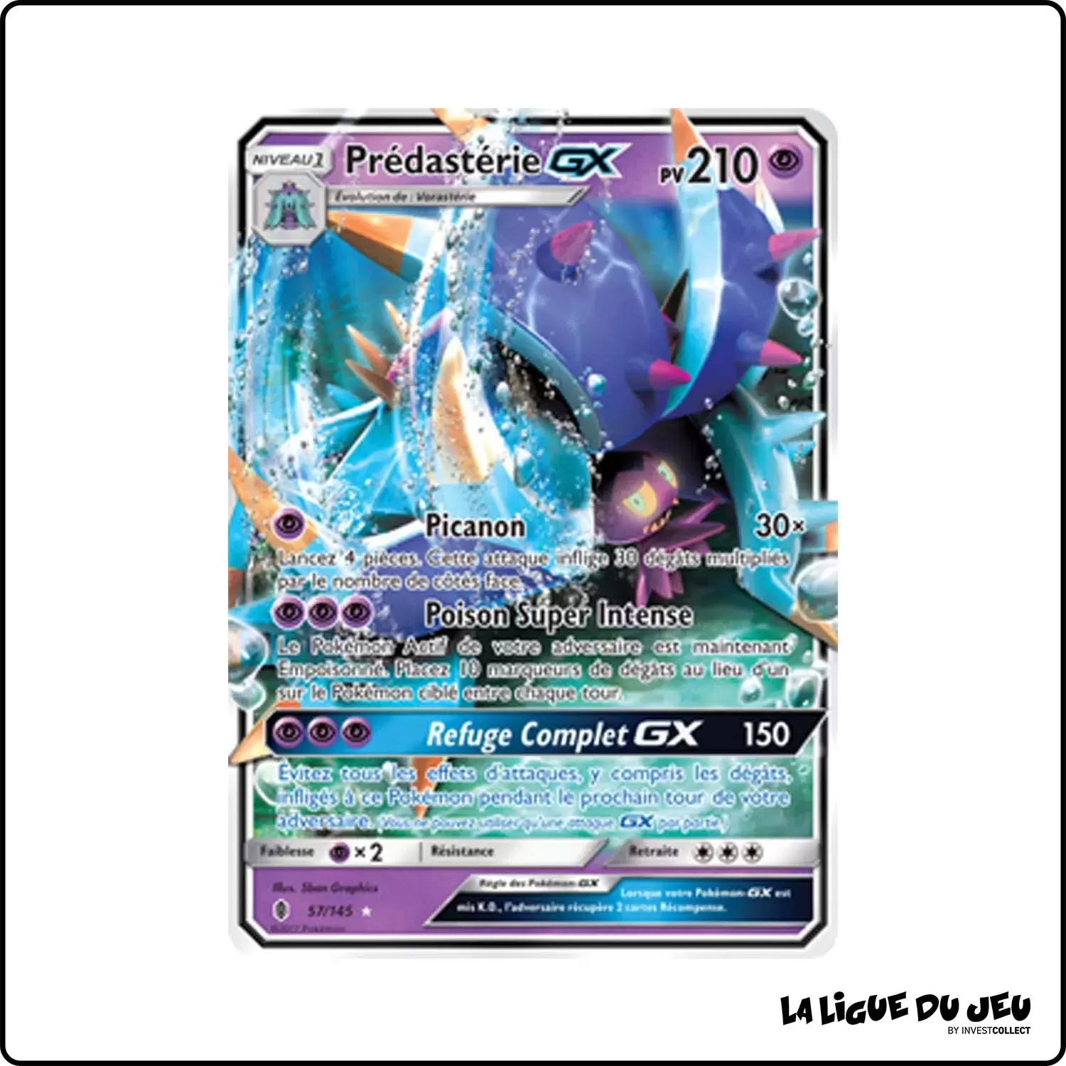 Ultra - Pokemon - Gardiens Ascendants - Prédastérie-GX 57/145