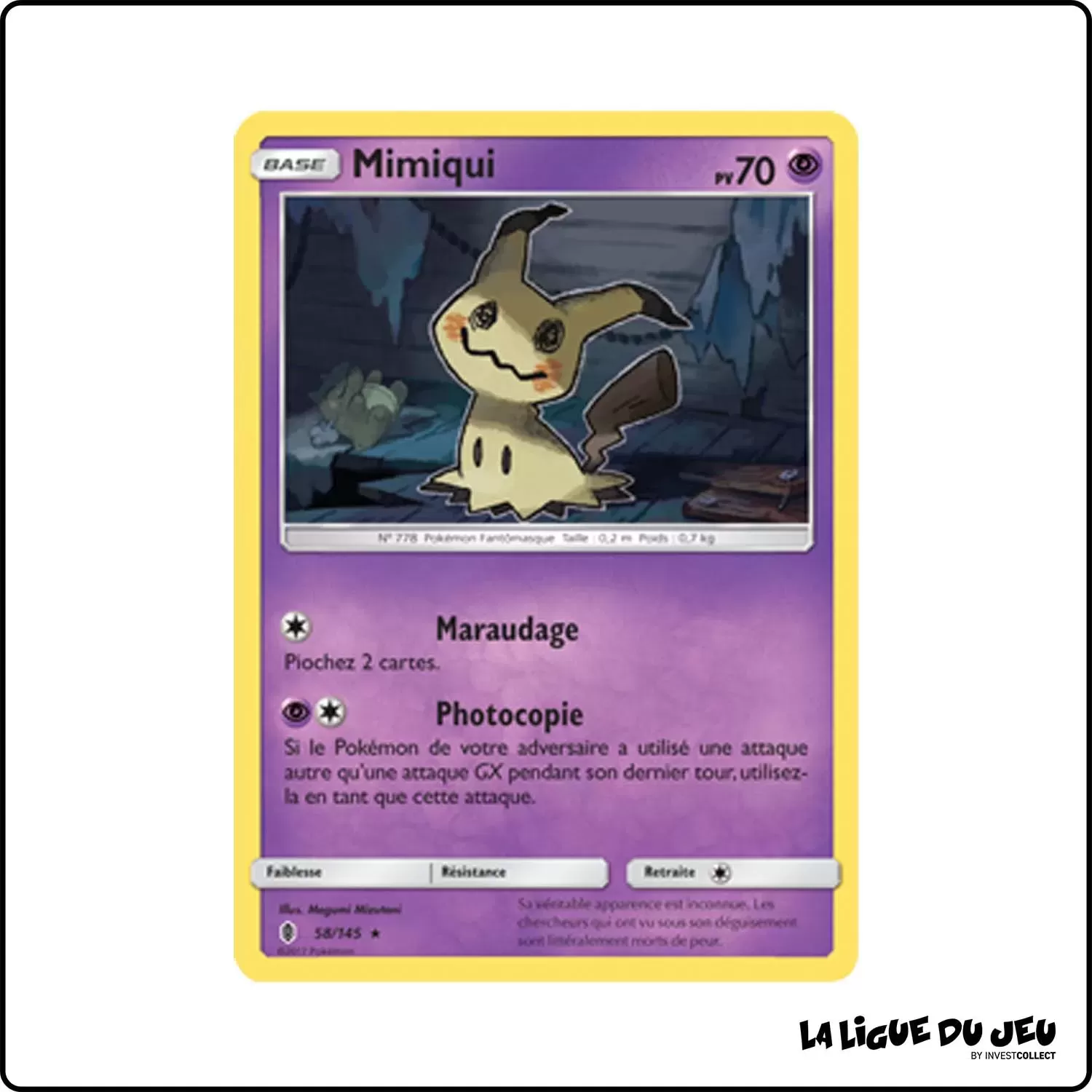 Holo - Pokemon - Gardiens Ascendants - Mimiqui 58/145