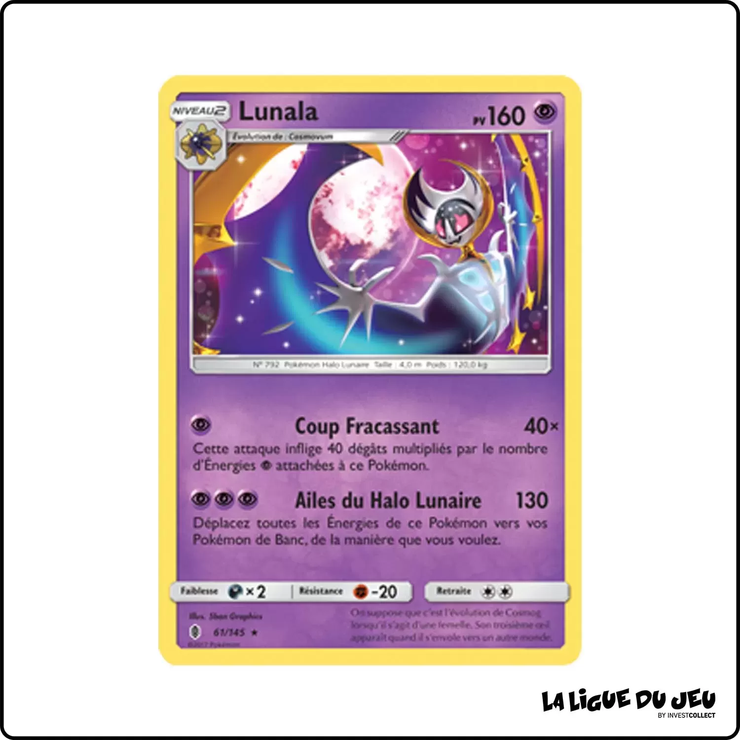 Rare - Pokemon - Gardiens Ascendants - Lunala 61/145