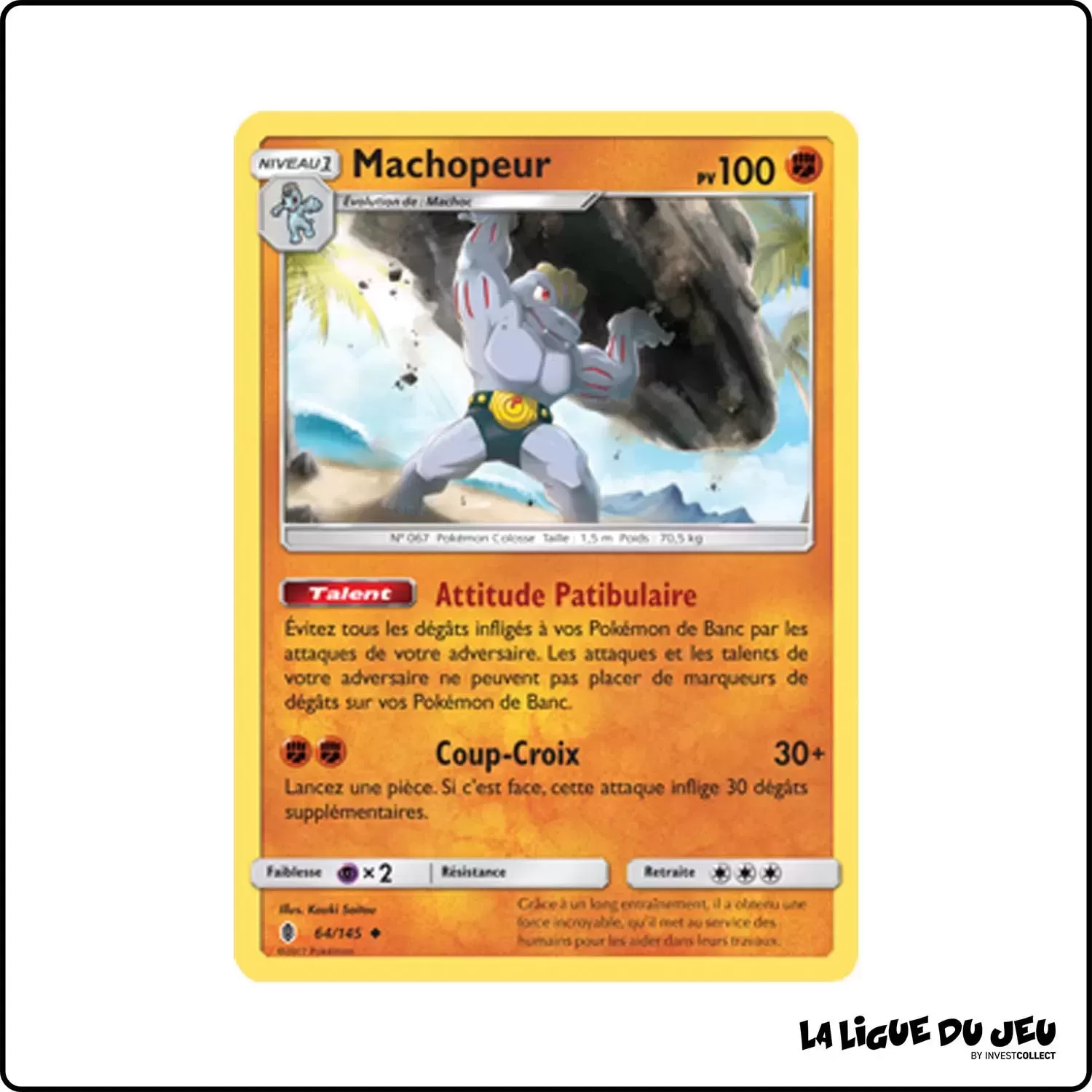 Peu commune - Pokemon - Gardiens Ascendants - Machopeur 64/145