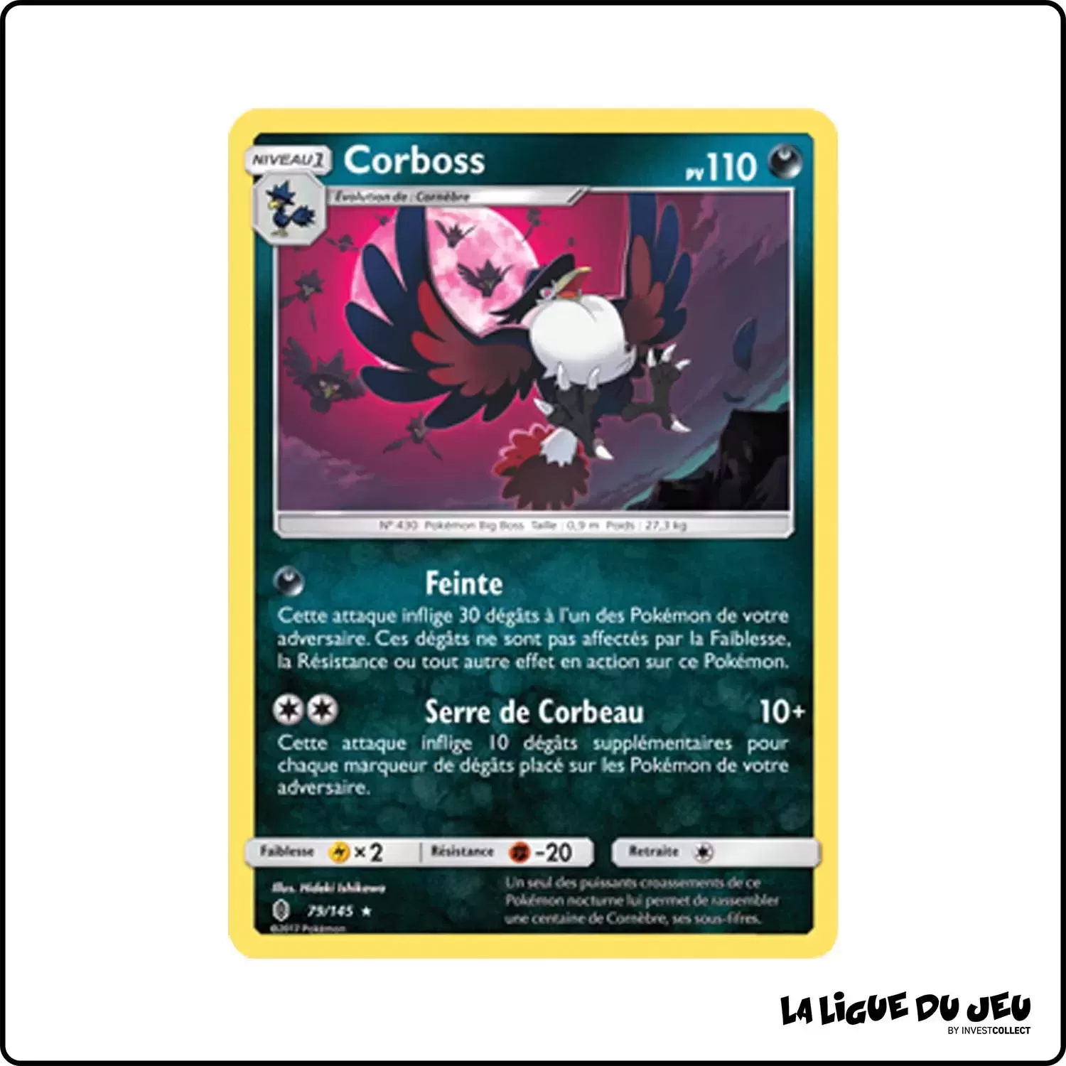 Rare - Pokemon - Gardiens Ascendants - Corboss 79/145