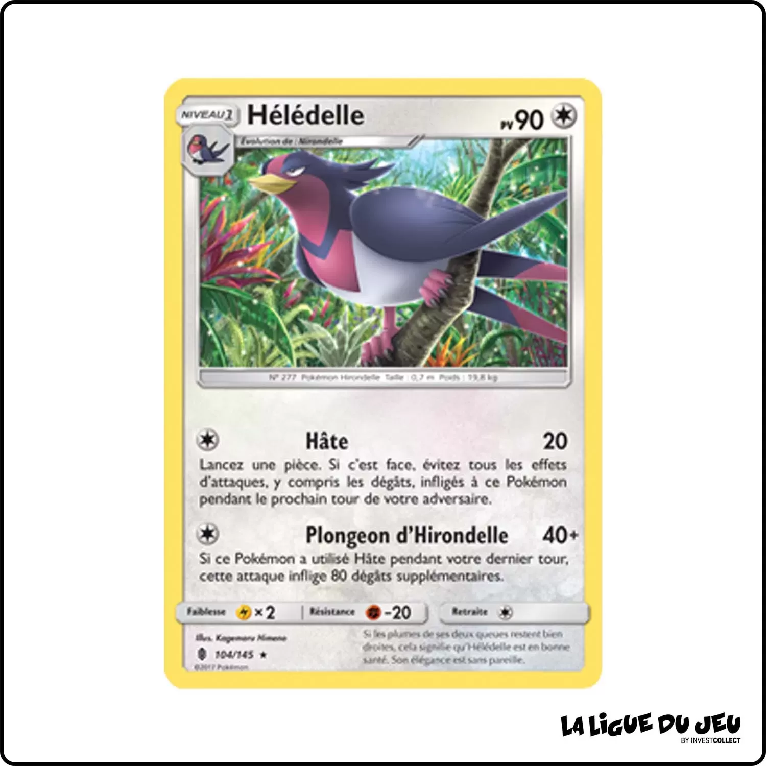 Rare - Pokemon - Gardiens Ascendants - Hélédelle 104/145