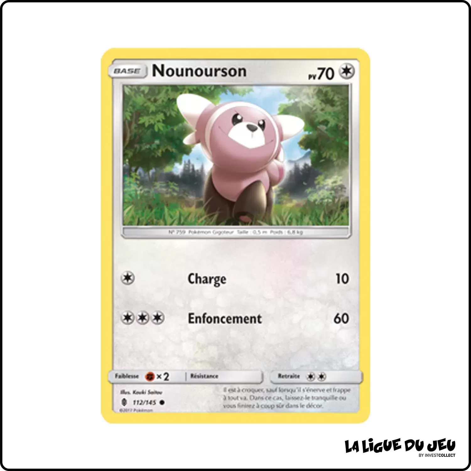 Commune - Pokemon - Gardiens Ascendants - Nounourson 112/145