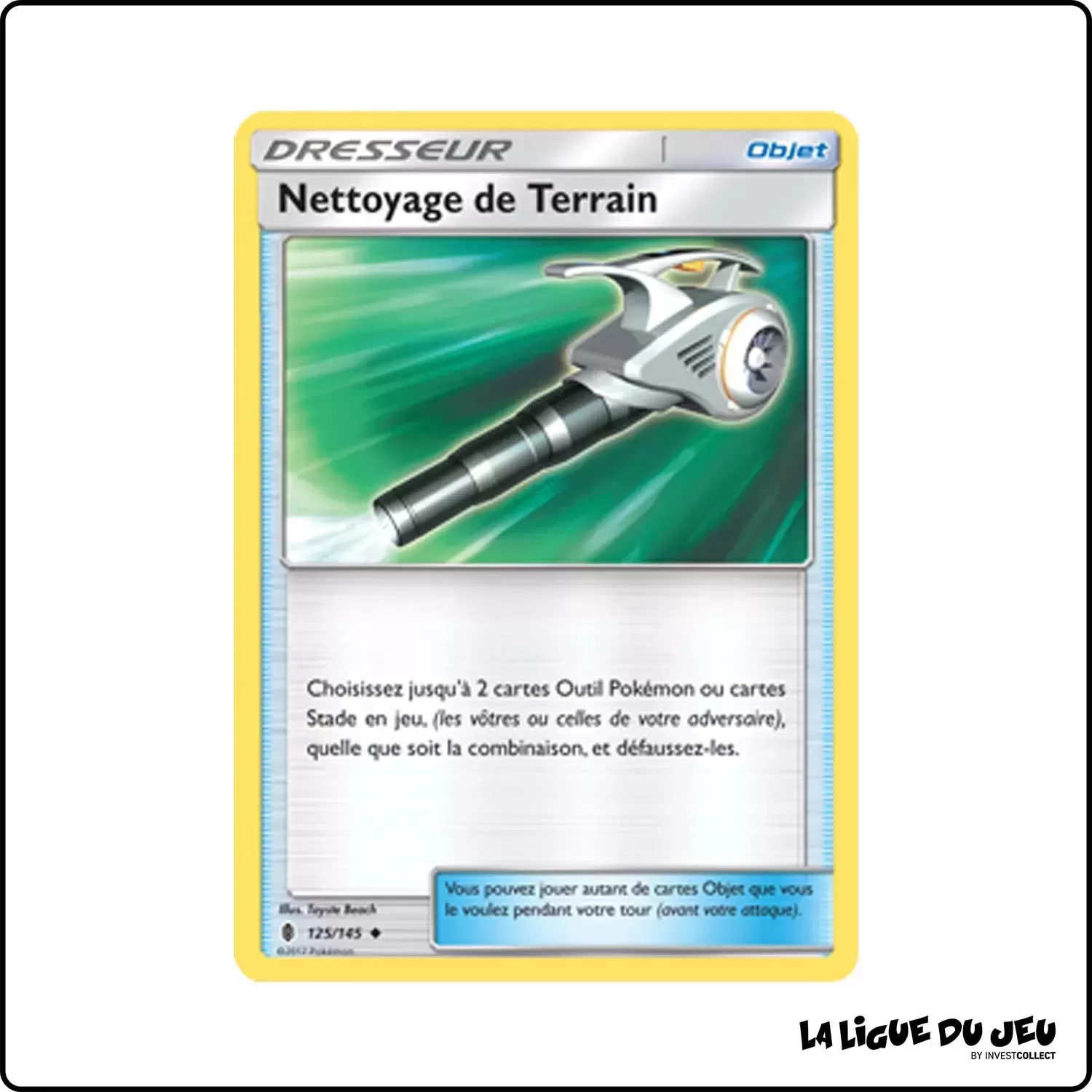 Peu commune - Pokemon - Gardiens Ascendants - Nettoyage de Terrain 125/145