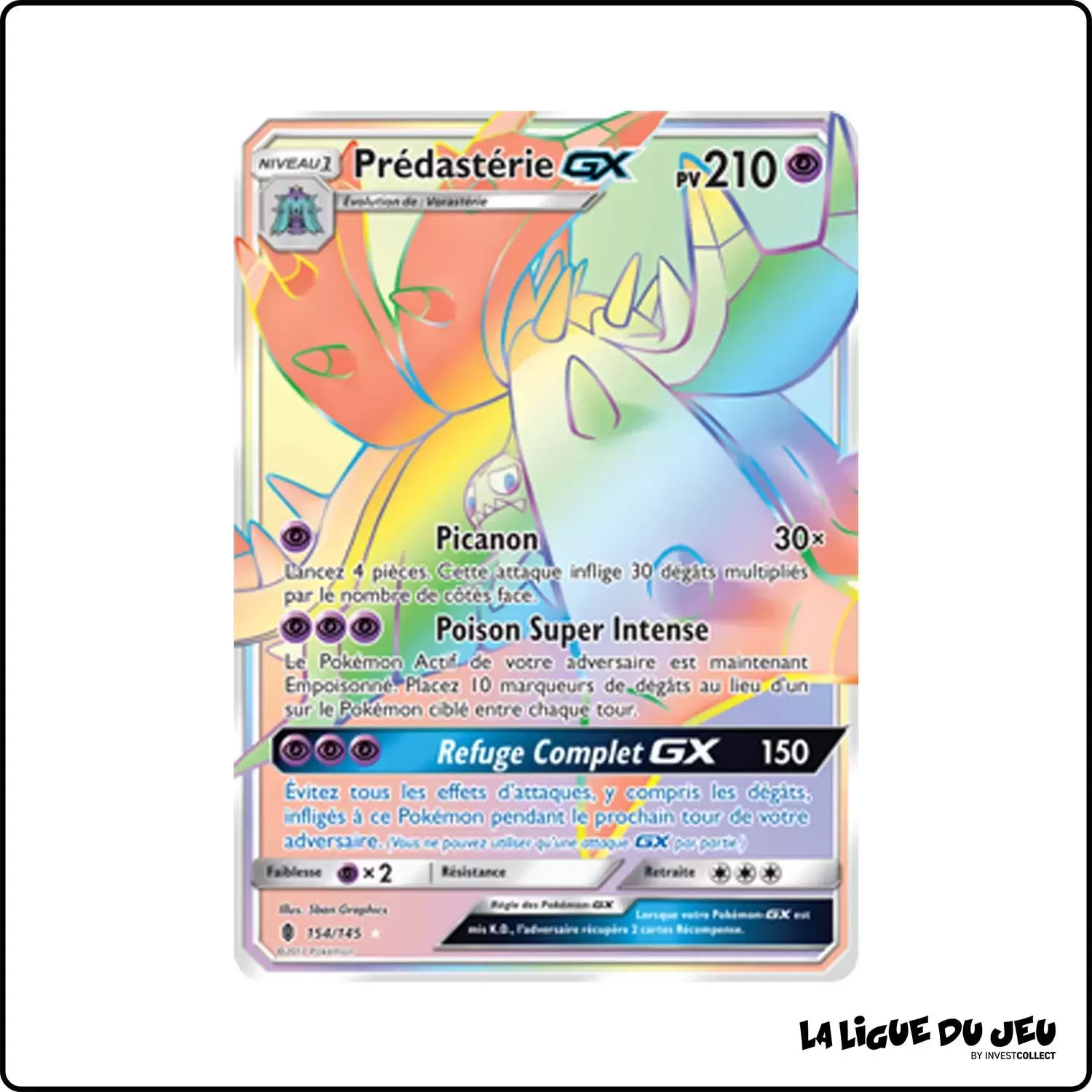 Secrete - Pokemon - Gardiens Ascendants - Prédastérie-GX 154/145