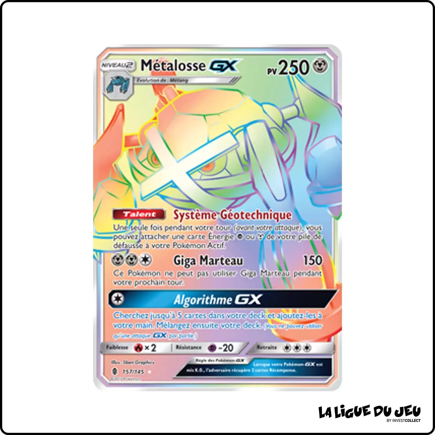 Secrete - Pokemon - Gardiens Ascendants - Métalosse-GX 157/145