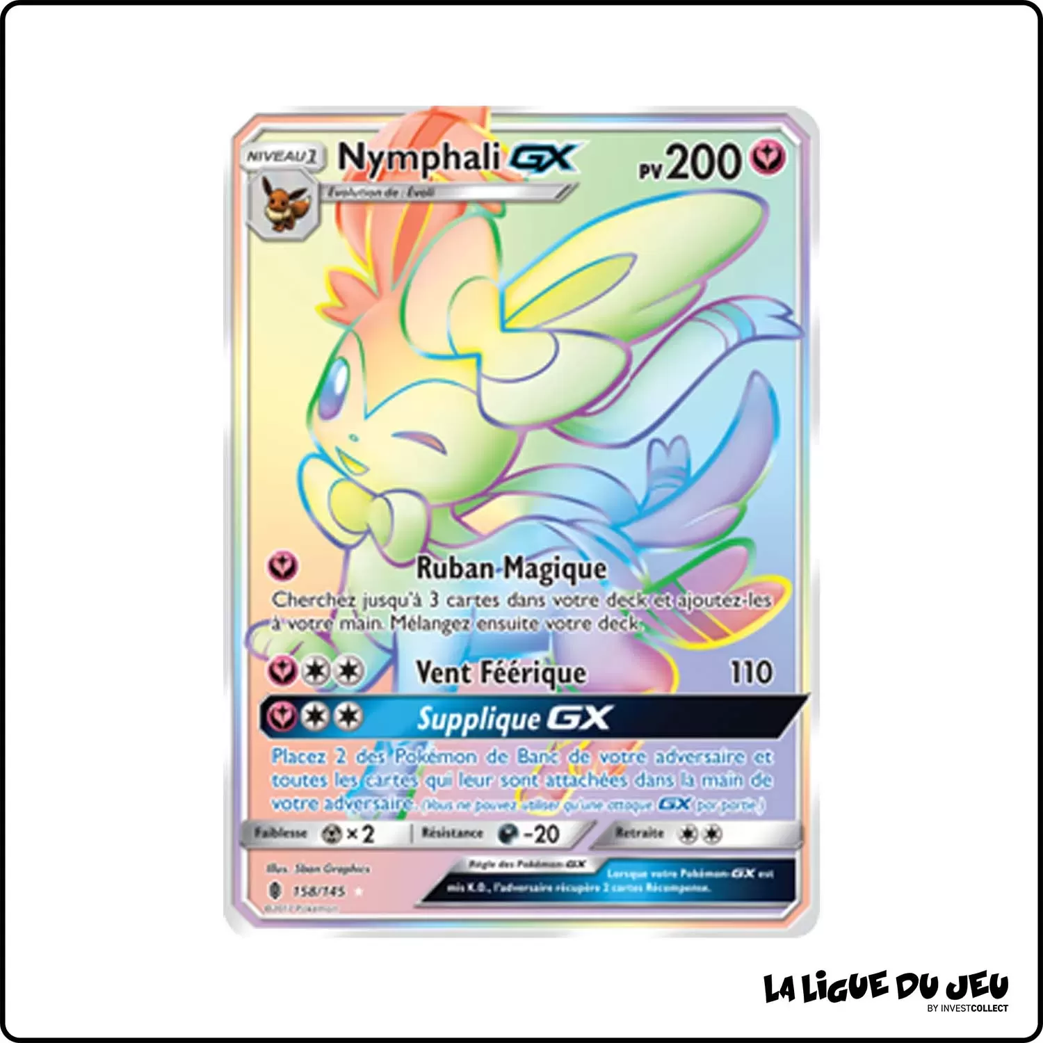 Secrete - Pokemon - Gardiens Ascendants - Nymphali-GX 158/145