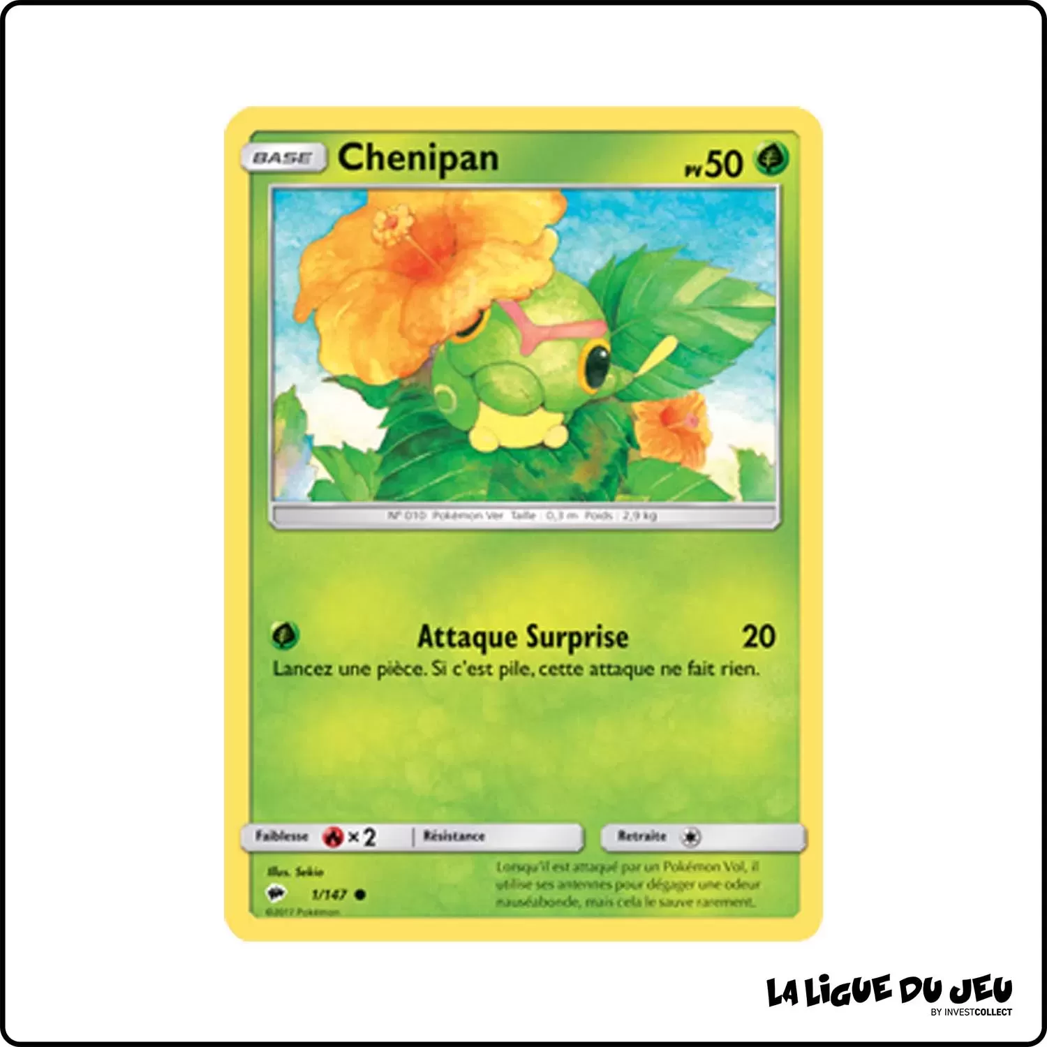 Commune - Pokemon - Ombres Ardentes - Chenipan 1/147