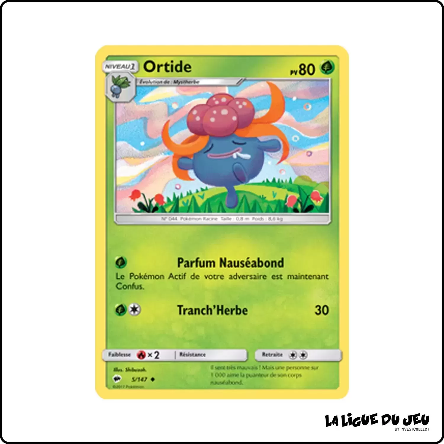 Peu commune - Pokemon - Ombres Ardentes - Ortide 5/147