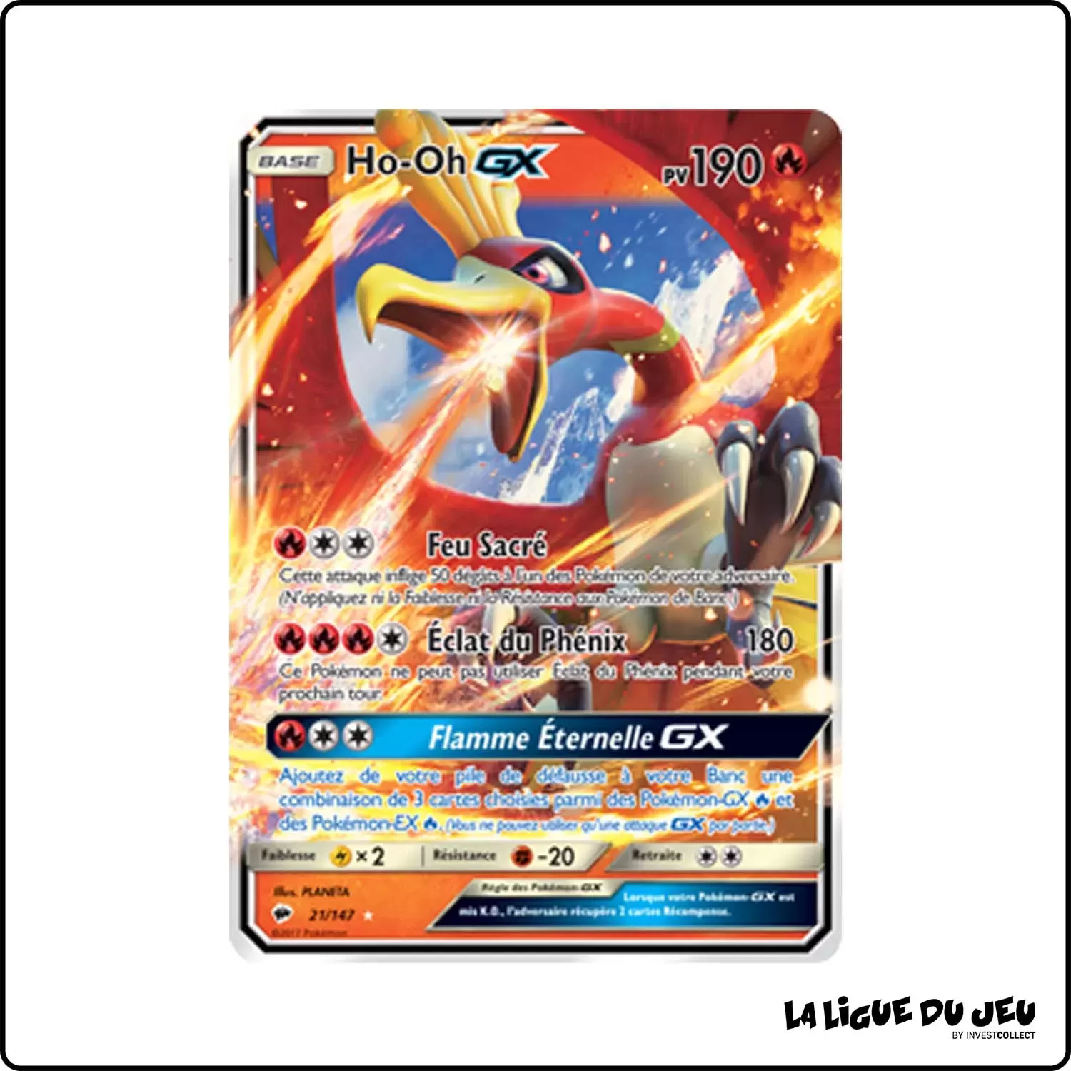 Ultra - Pokemon - Ombres Ardentes - Ho-Oh-GX 21/147