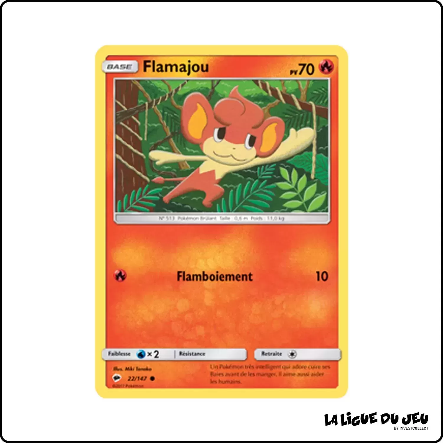 Commune - Pokemon - Ombres Ardentes - Flamajou 22/147