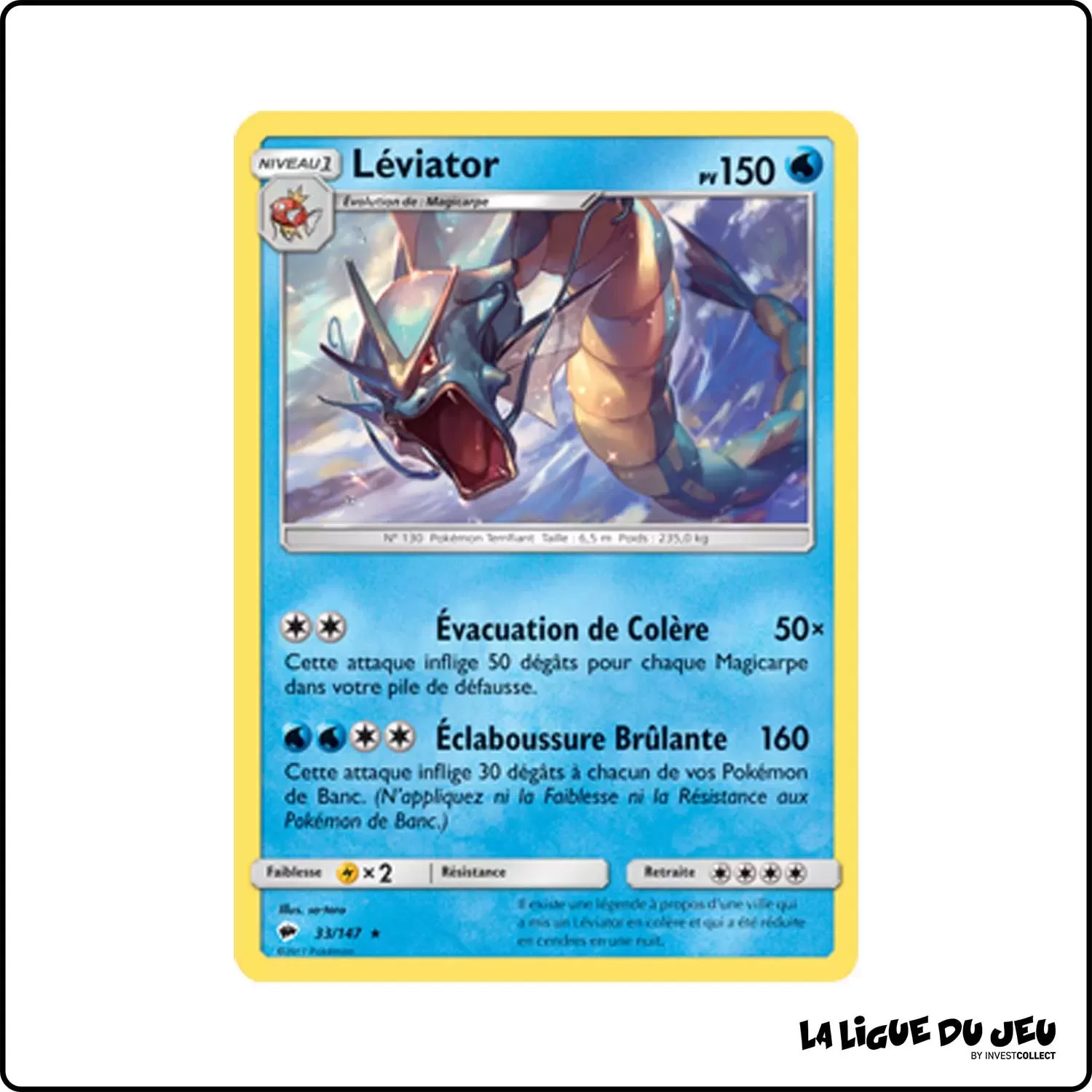 Holo - Pokemon - Ombres Ardentes - Léviator 33/147