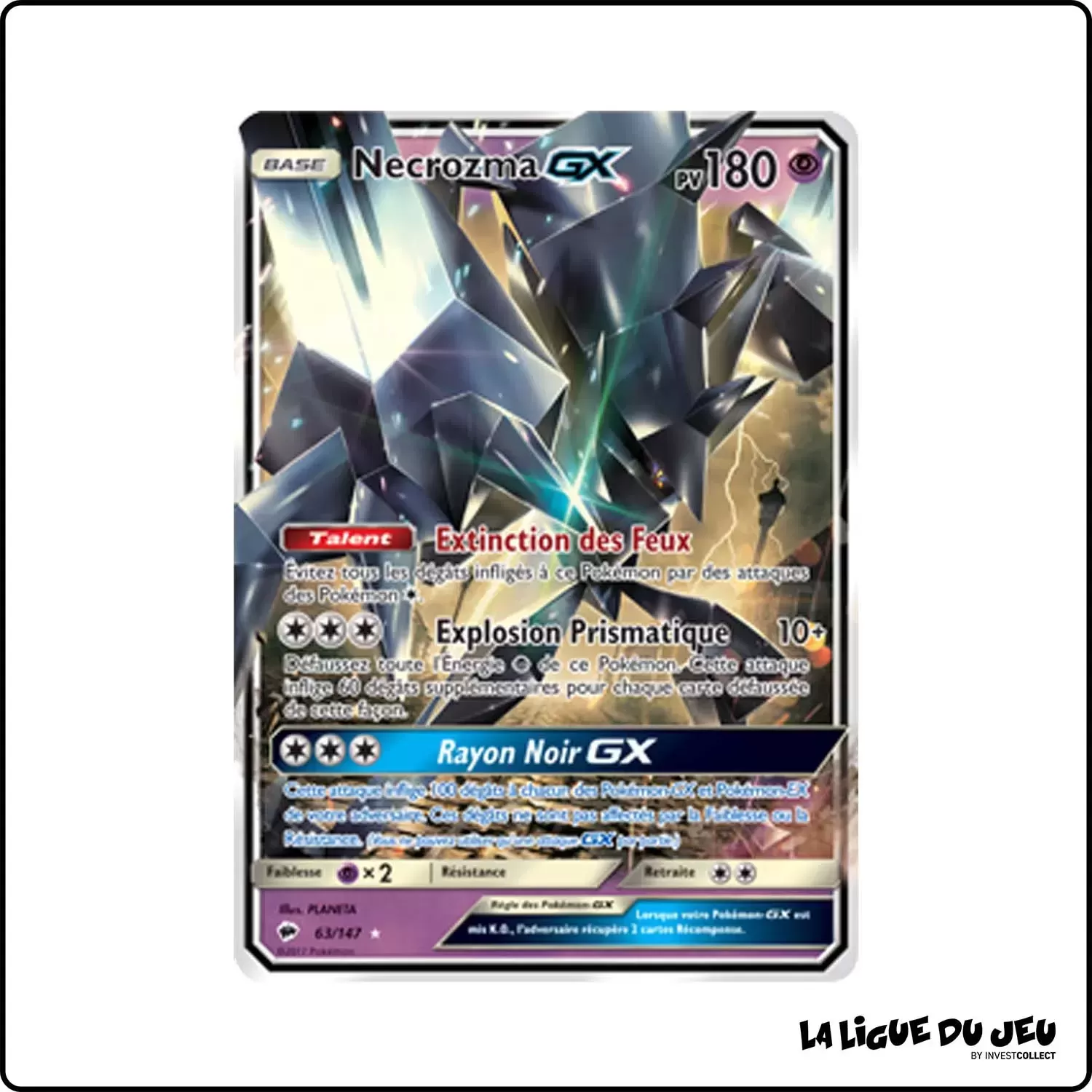 Ultra - Pokemon - Ombres Ardentes - Necrozma-GX 63/147