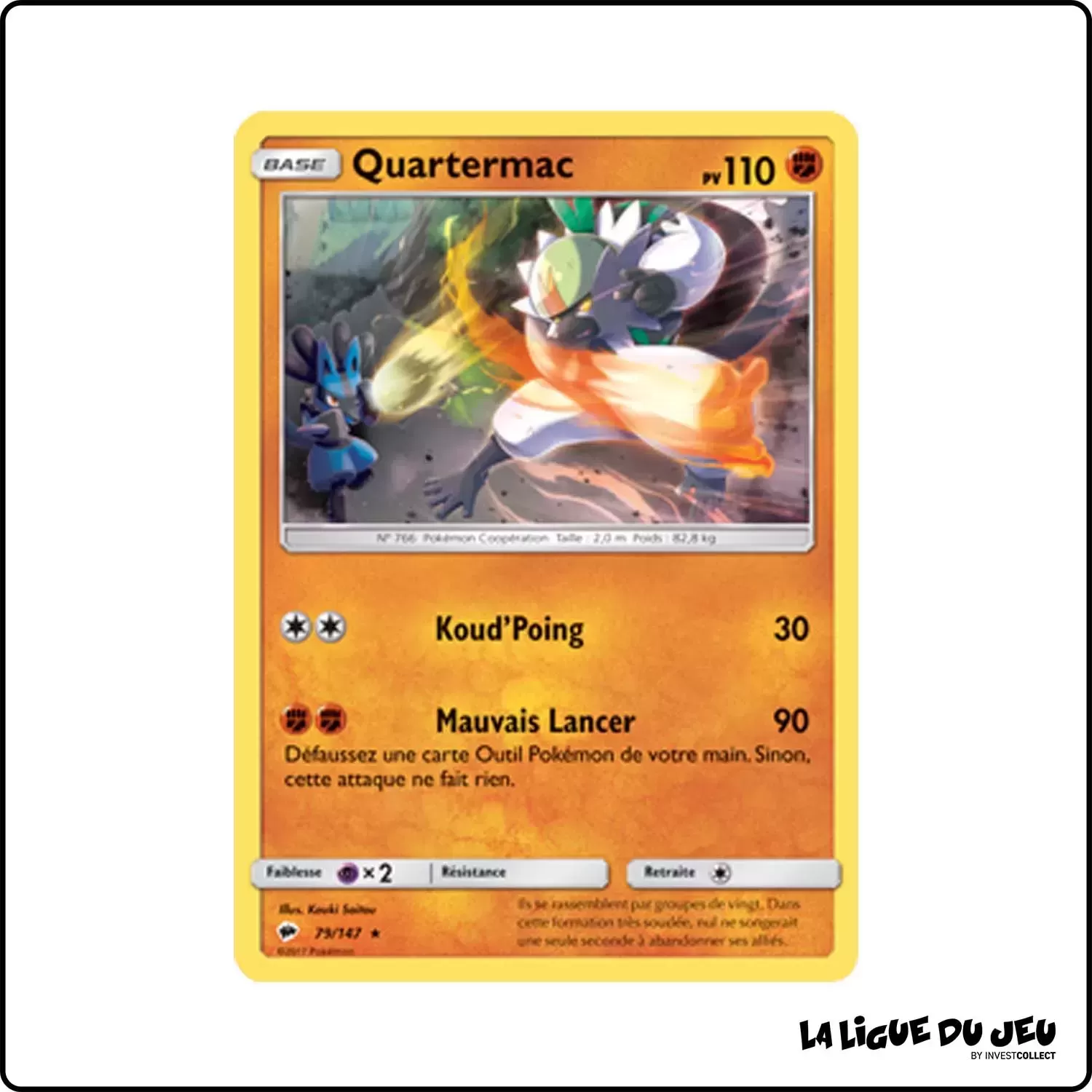 Rare - Pokemon - Ombres Ardentes - Quartermac 79/147